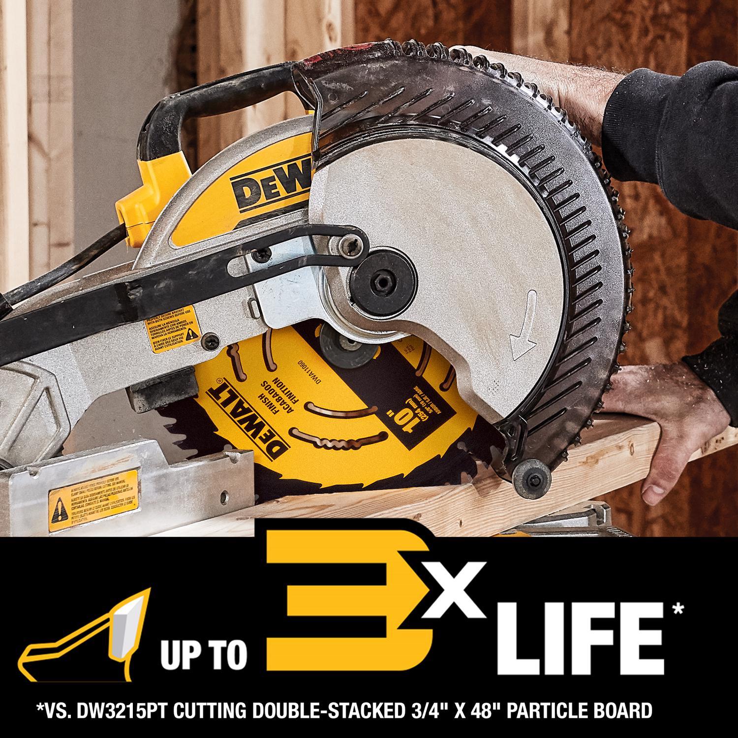 DeWalt 10 in. D X 5/8 in. Carbide Tipped Circular Saw Blade 60 teeth 1 pc