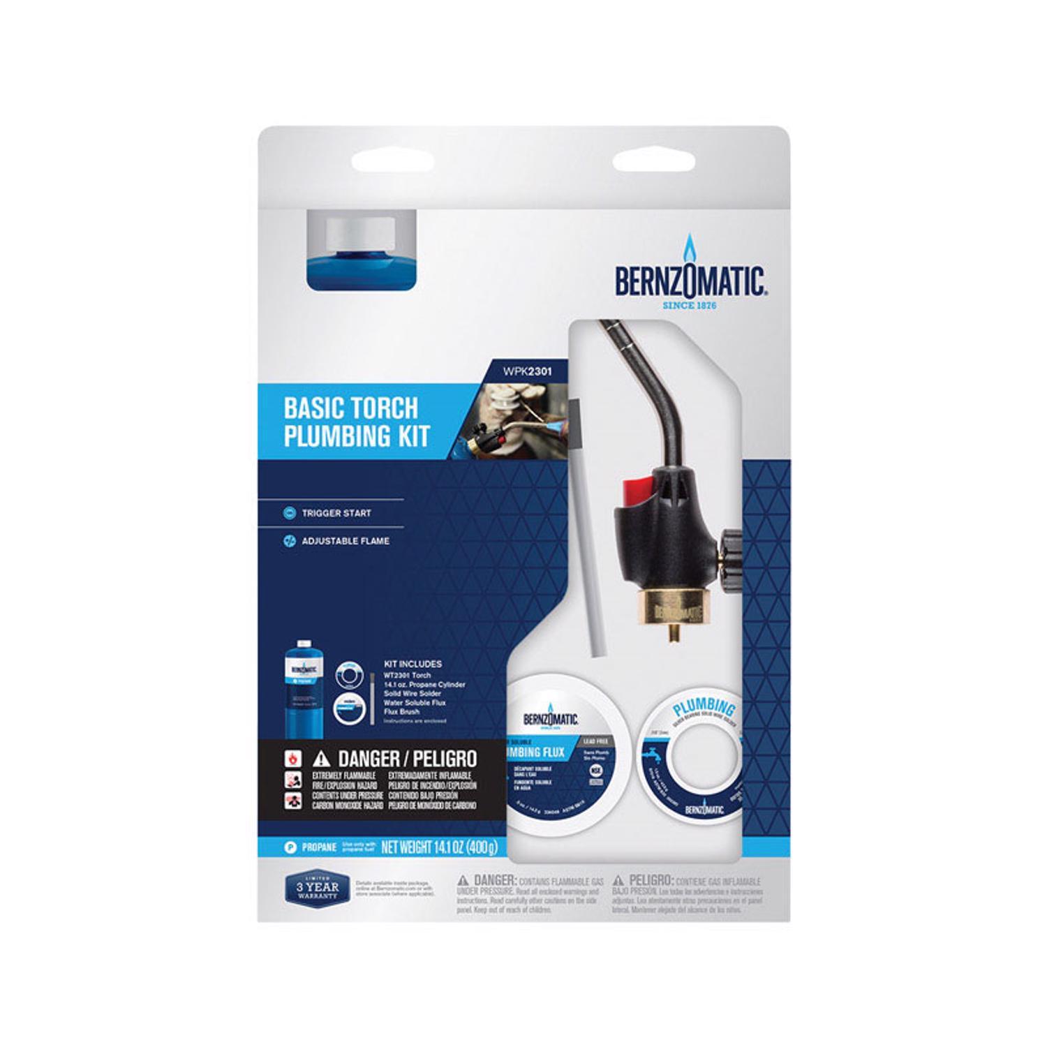 Bernzomatic Plumbing 14.1 oz Basic Torch Kit Steel 1 pc Propane