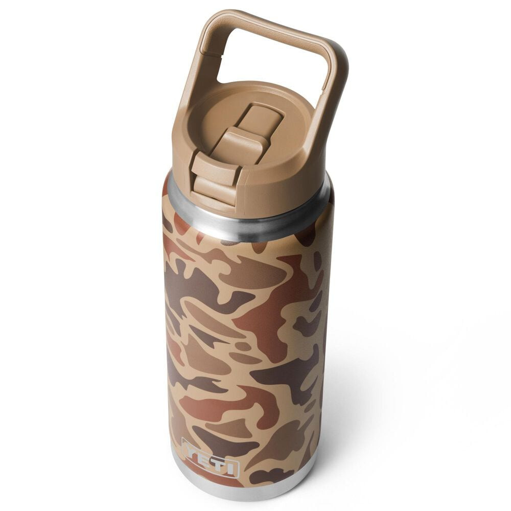 I/O YETI Rambler 26 oz Straw Bottle Wetlands Camo