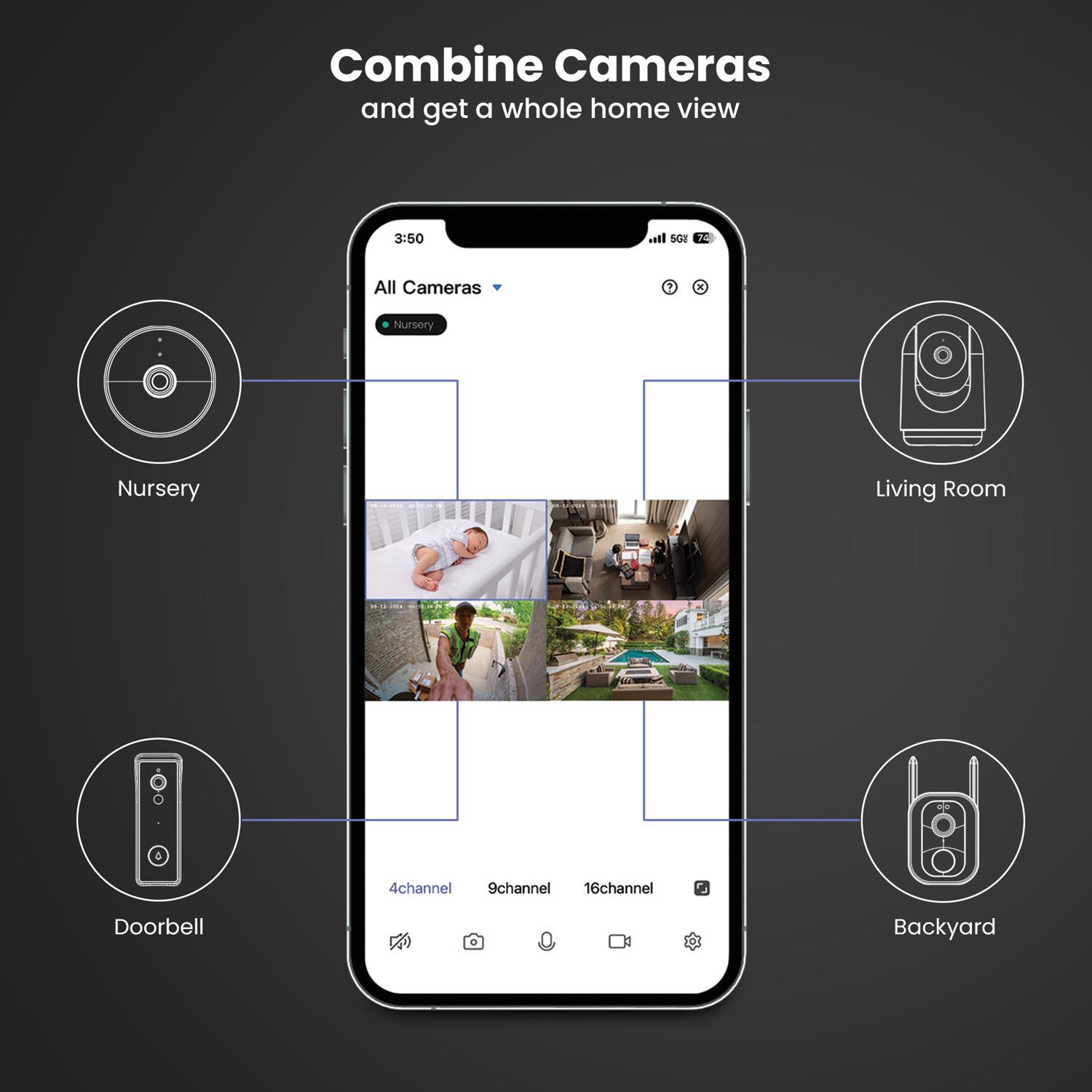Feit Smart Home Plug-in Outdoor Smart-Enabled Security Camera