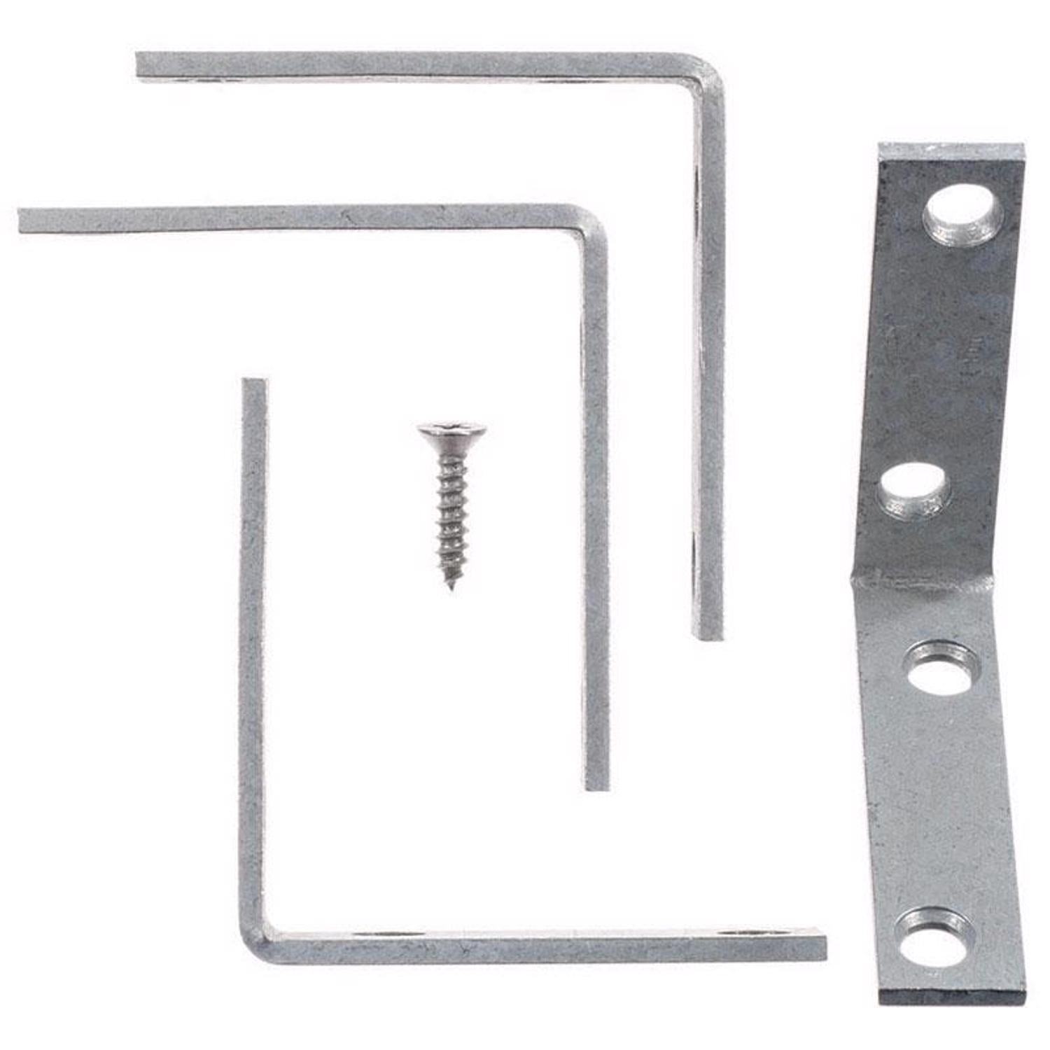 Ace 2-1/2 in. H X 3.75 in. W X 2-1/2 in. D Galvanized Steel Inside L Corner Brace