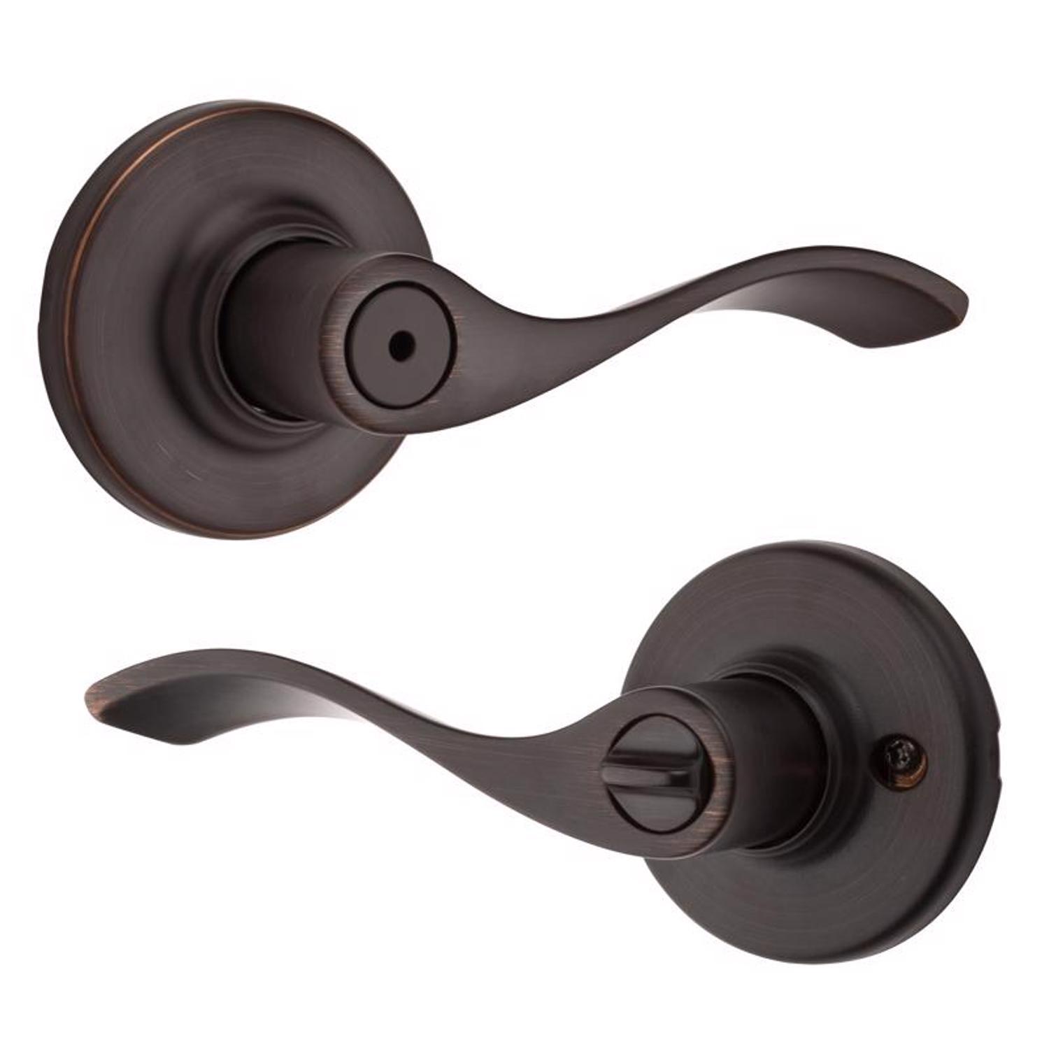 Kwikset Balboa Venetian Bronze Privacy Lever Right or Left Handed