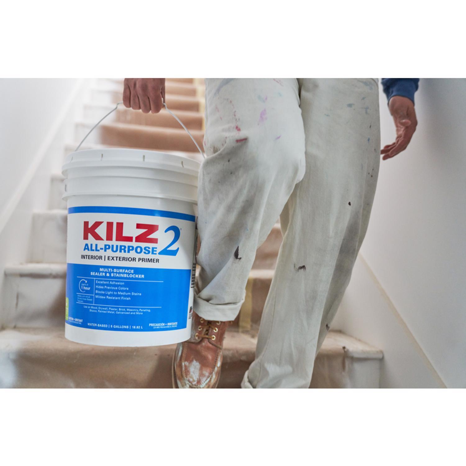 Kilz White Water-Based Stain Blocking Primer 5 gal