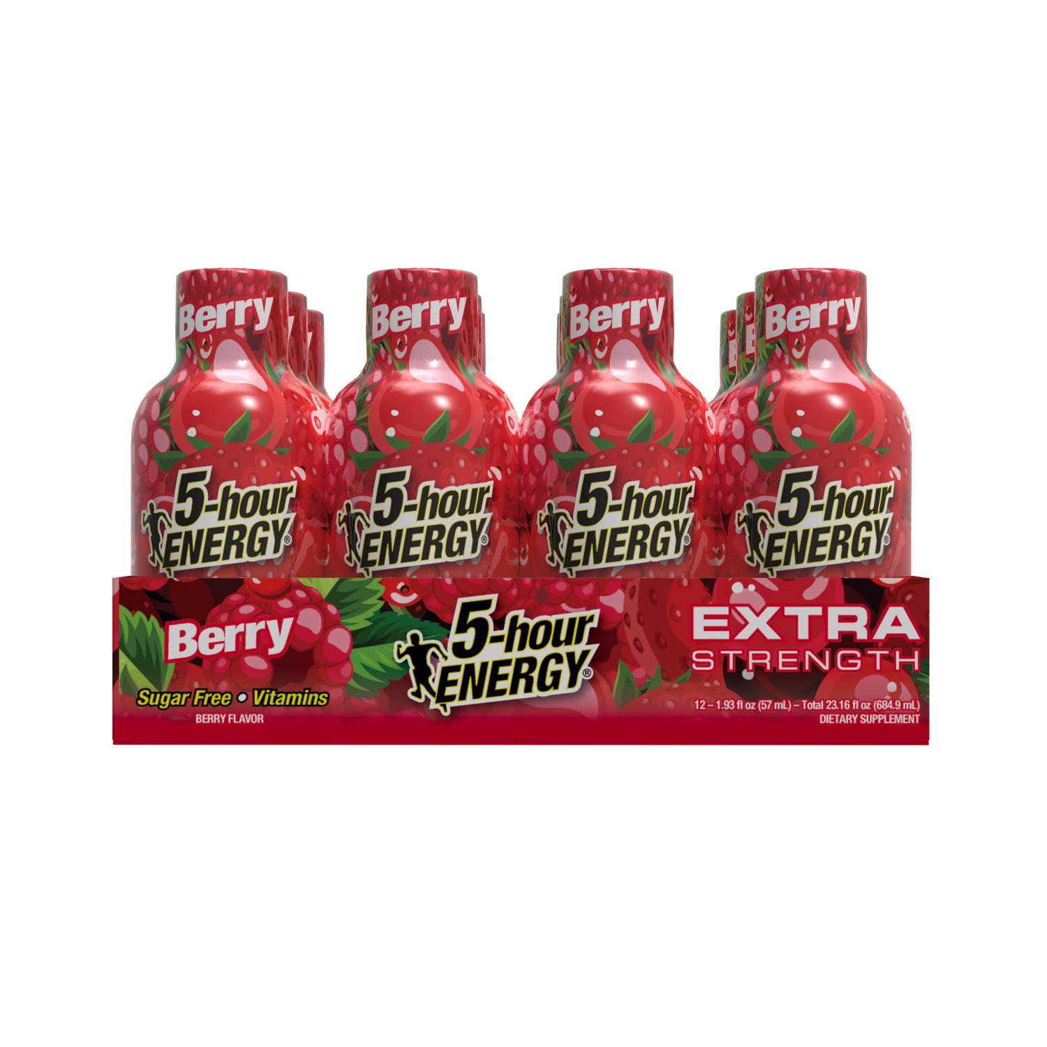 5-hour Energy Extra Strength Sugar Free Berry Energy Shot 1.93 oz