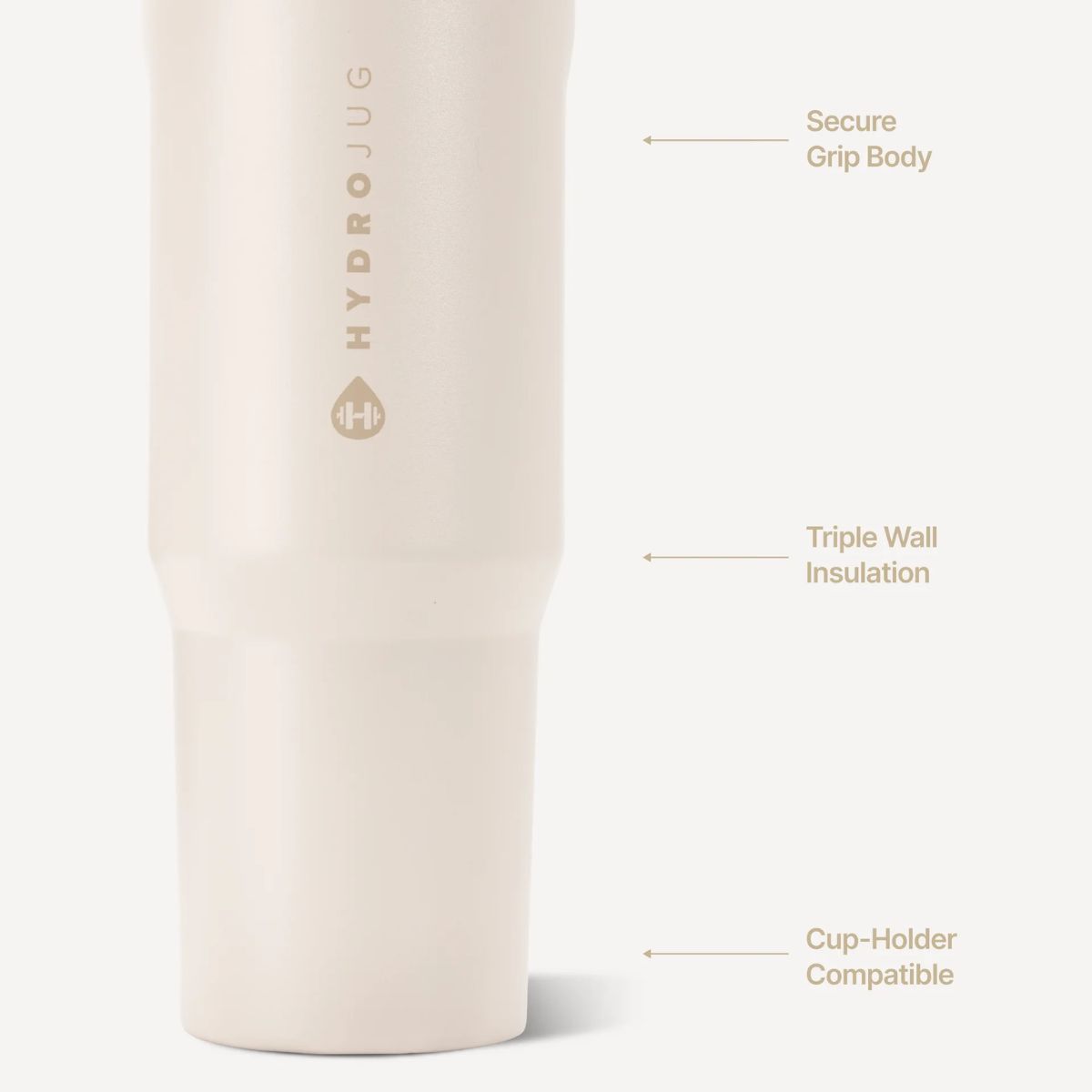 HydroJug Sport 32 oz. Cream