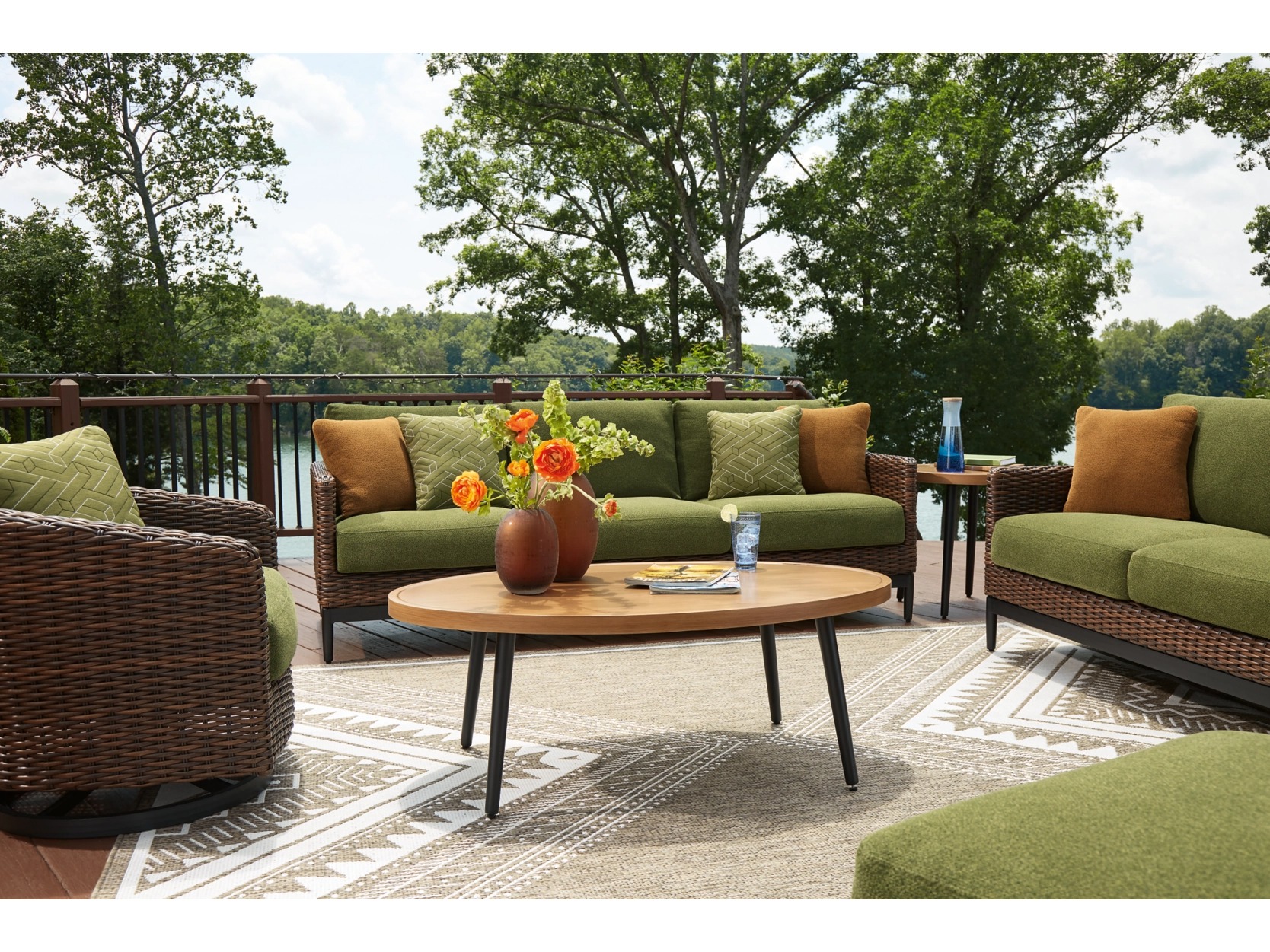 Ashley Horizon Hall Outdoor Coffee Table