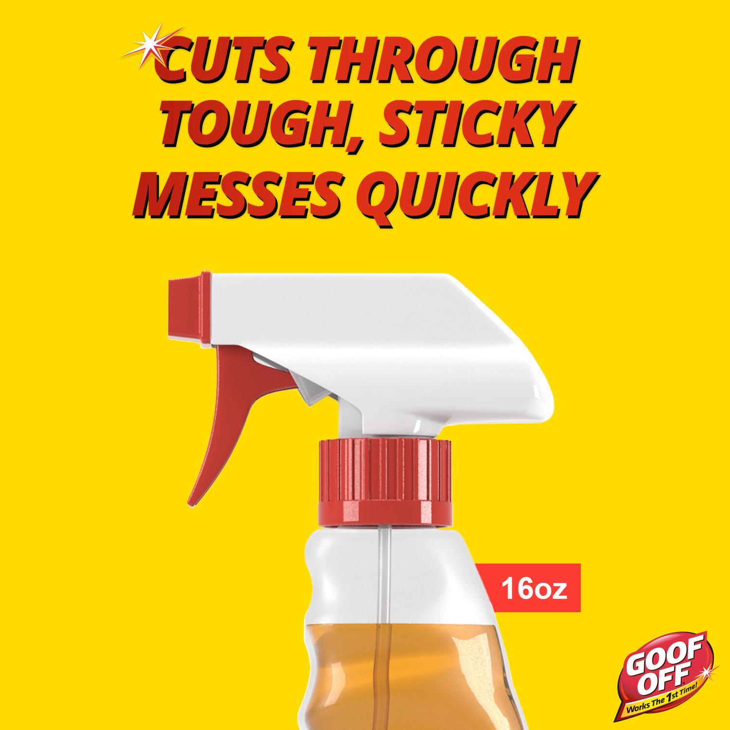 Goof Off Citrus Scent Adhesive Gunk Remover Gel 16 oz