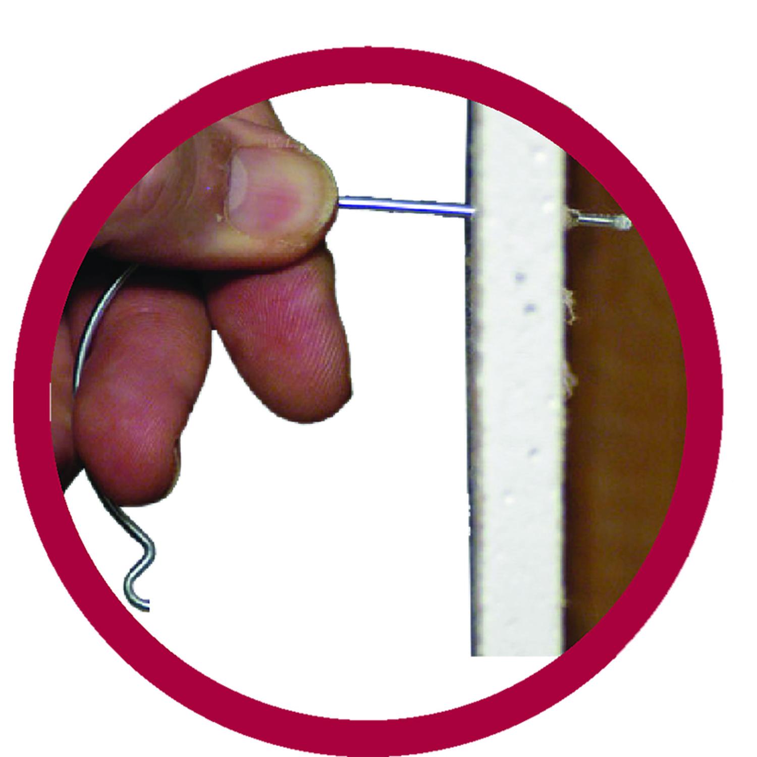 HILLMAN Flush-Mount Galvanized Silver Picture Hanger 10 lb 4 pk