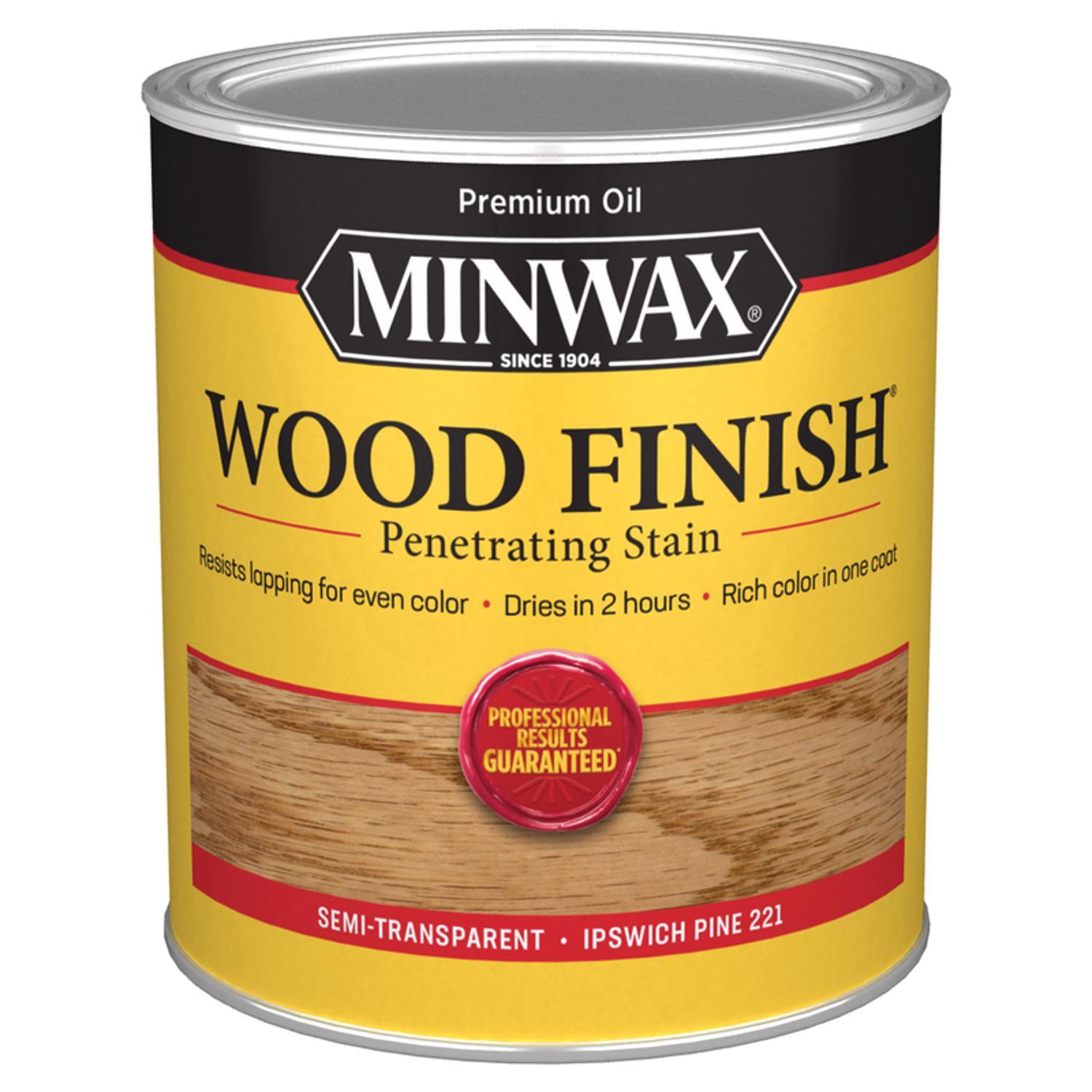 Minwax Wood Finish Semi-Transparent Ipswich Pine Oil-Based Penetrating Wood Stain 1 qt
