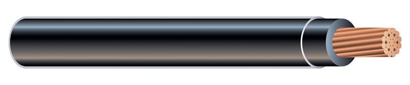 Southwire 500 ft. 4/1 THHN Stranded Wire Black - Sold by the foot