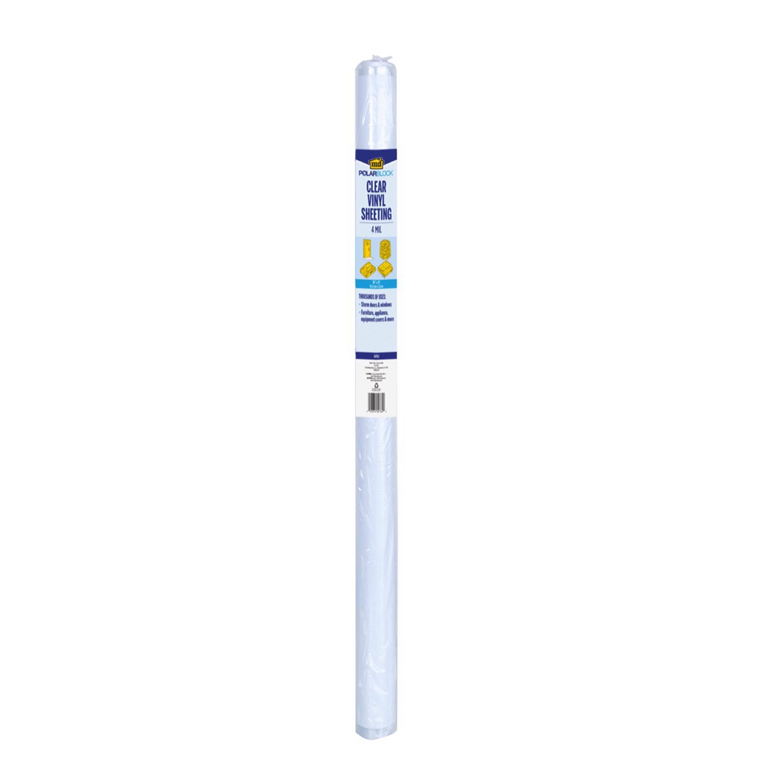 M-D Building Products Polar Block Indoor and Outdoor Vinyl Sheeting 36 in. L X 25 ft. W 1 Rolls
