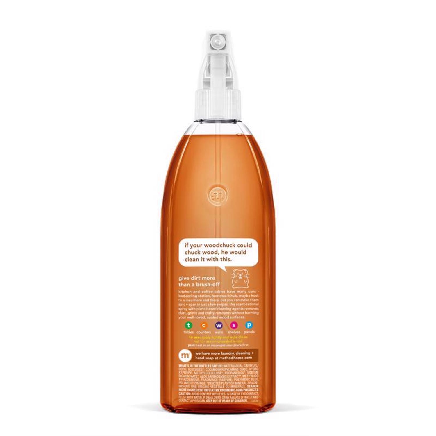 Method Almond Scent Wood Cleaner Liquid 28 oz