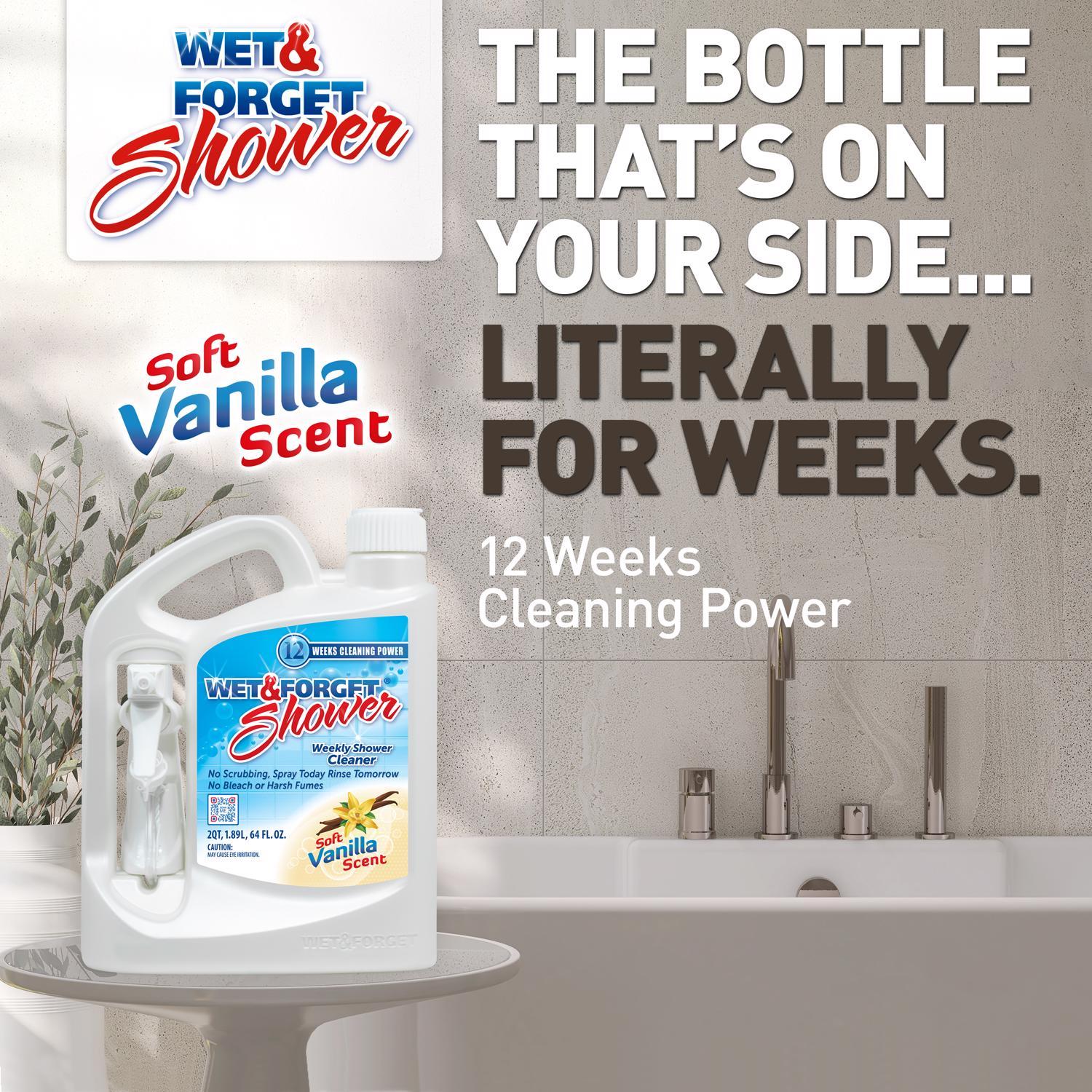 Wet & Forget Vanilla Scent Shower Cleaner 64 oz Spray