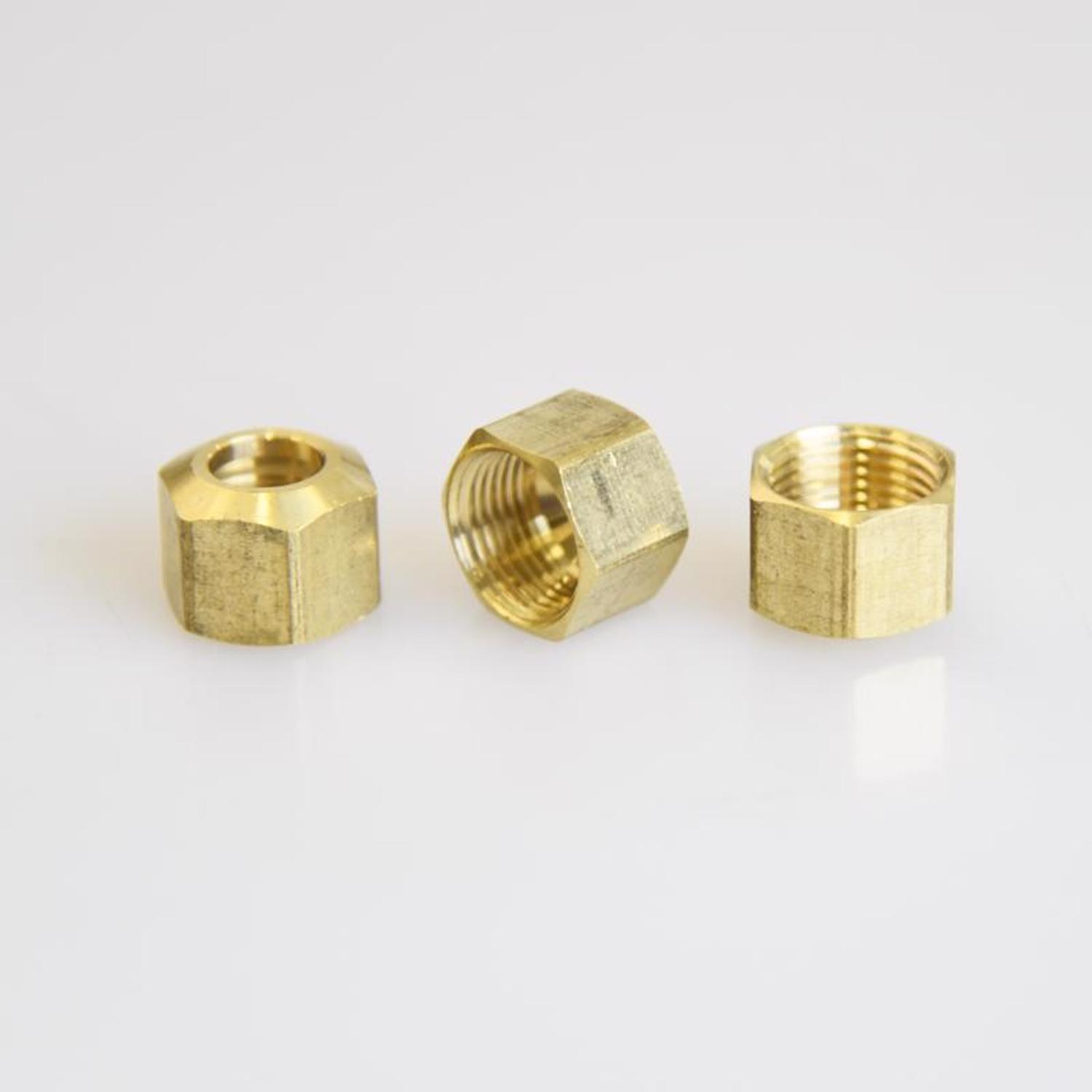 ATC 5/16 in. Compression 5/16 in. D Compression Brass Nut