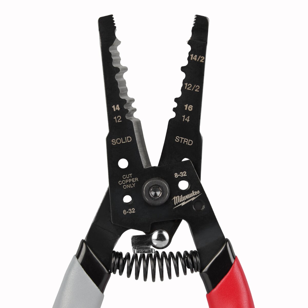 Milwaukee 12/2 & 14/2 NM Dipped Grip Wire Stripper & Cutter