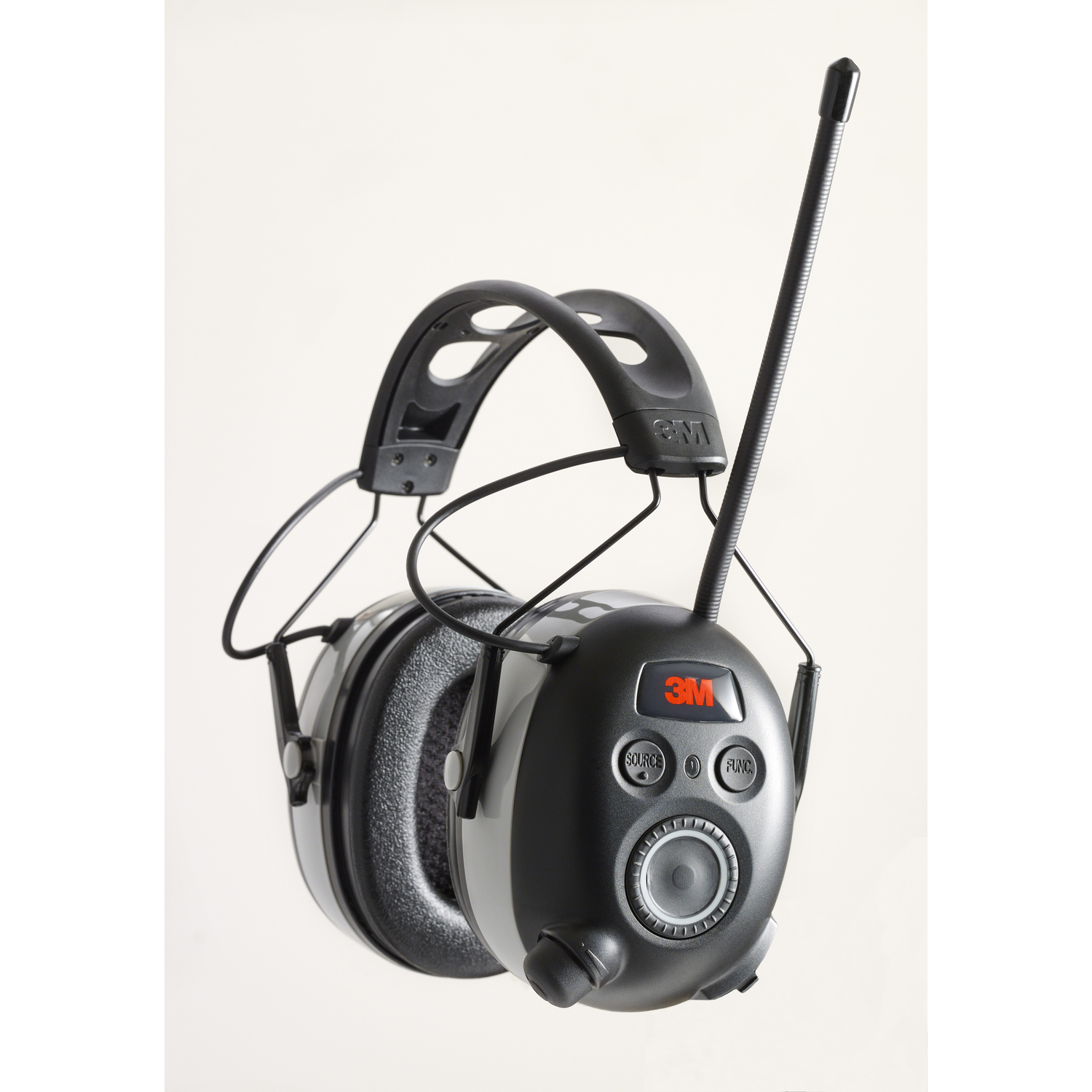 3M WorkTunes 24 dB Soft Foam Bluetooth Earplugs/Earphones w/Mic Black 1 pair