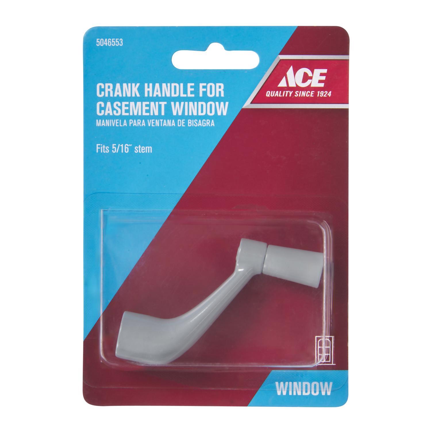 Ace Gray Zinc Single-Arm Casement Crank Handle For Universal