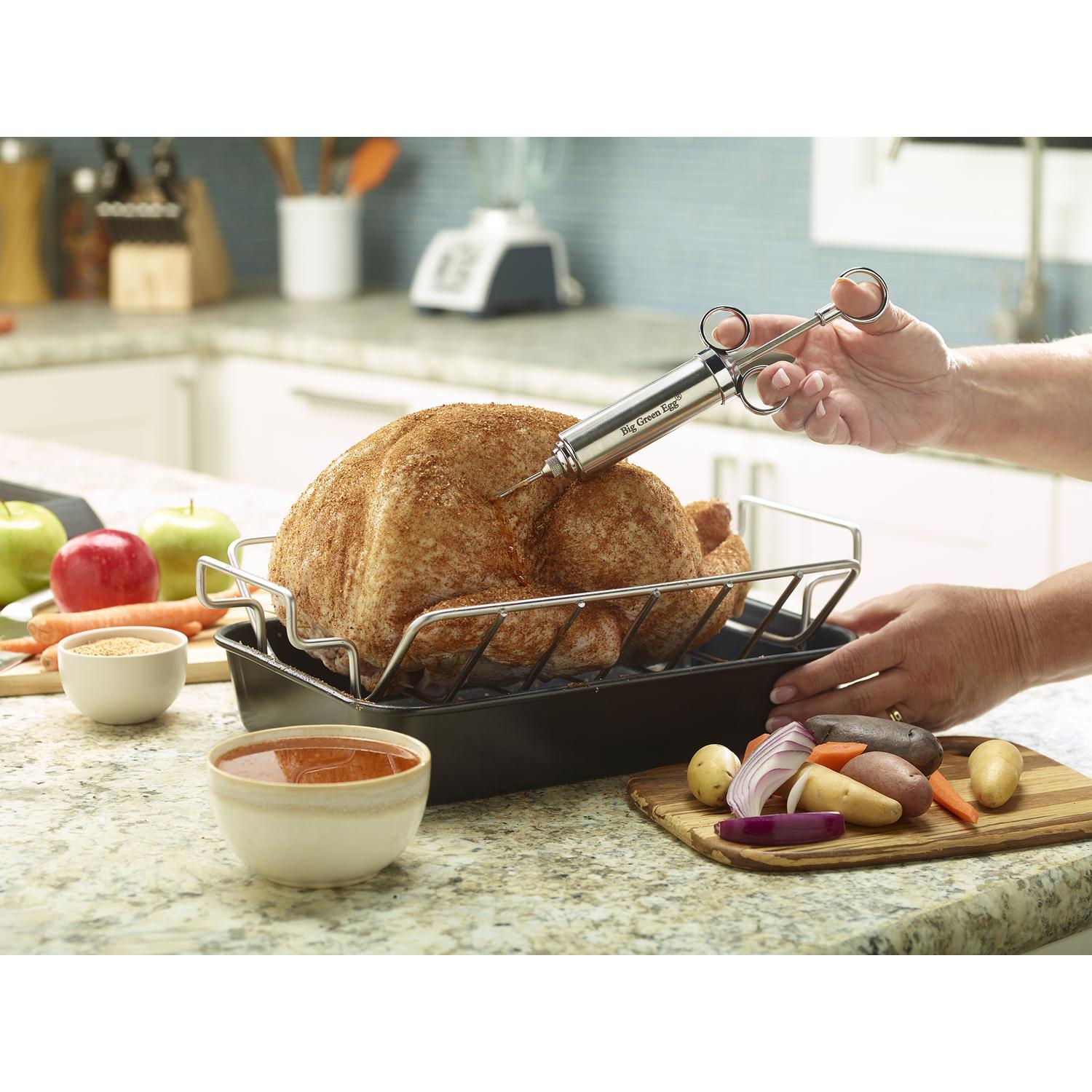 Big Green Egg Stainless Steel Season Injector 2 pc