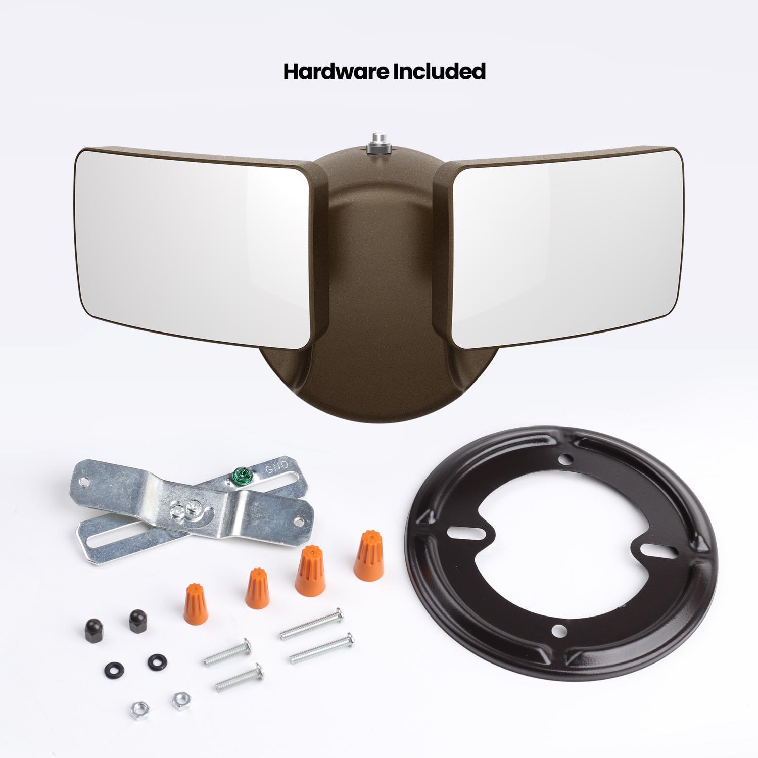 Feit LED Switch Hardwired LED Bronze Security Floodlight