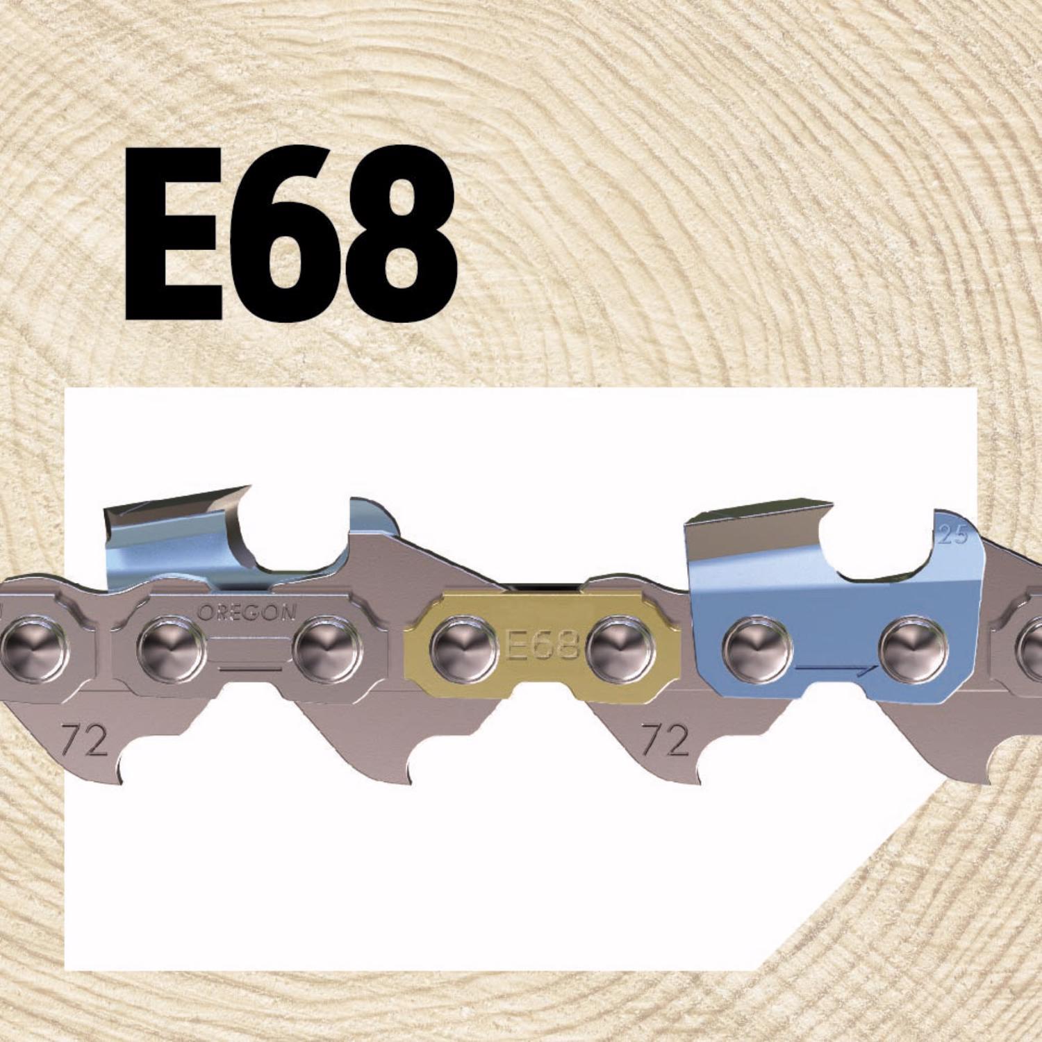 Oregon PowerCut E68 18 in. Chainsaw Chain 68 links