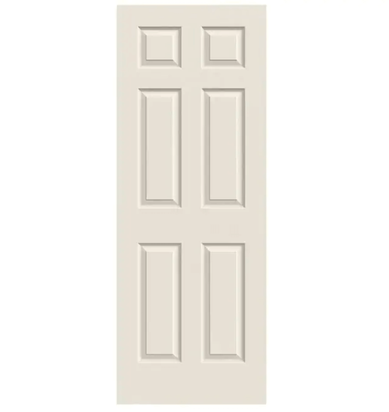 Colonist 32" x 80" Primed 6-Panel Textured Hollow Core Slab Door
