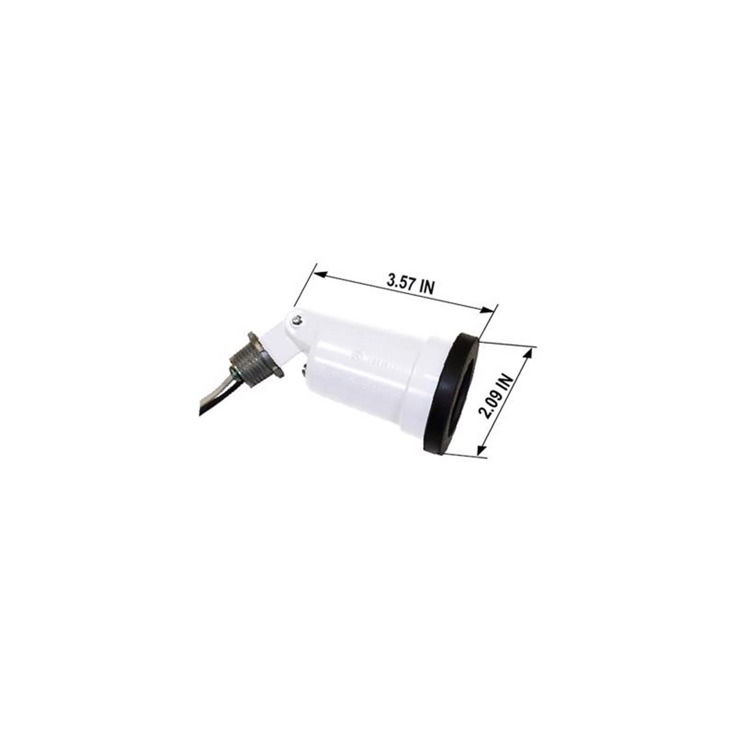 Sigma Engineered Solutions Switch Controlled White Lamp Holder Kit Hardwired