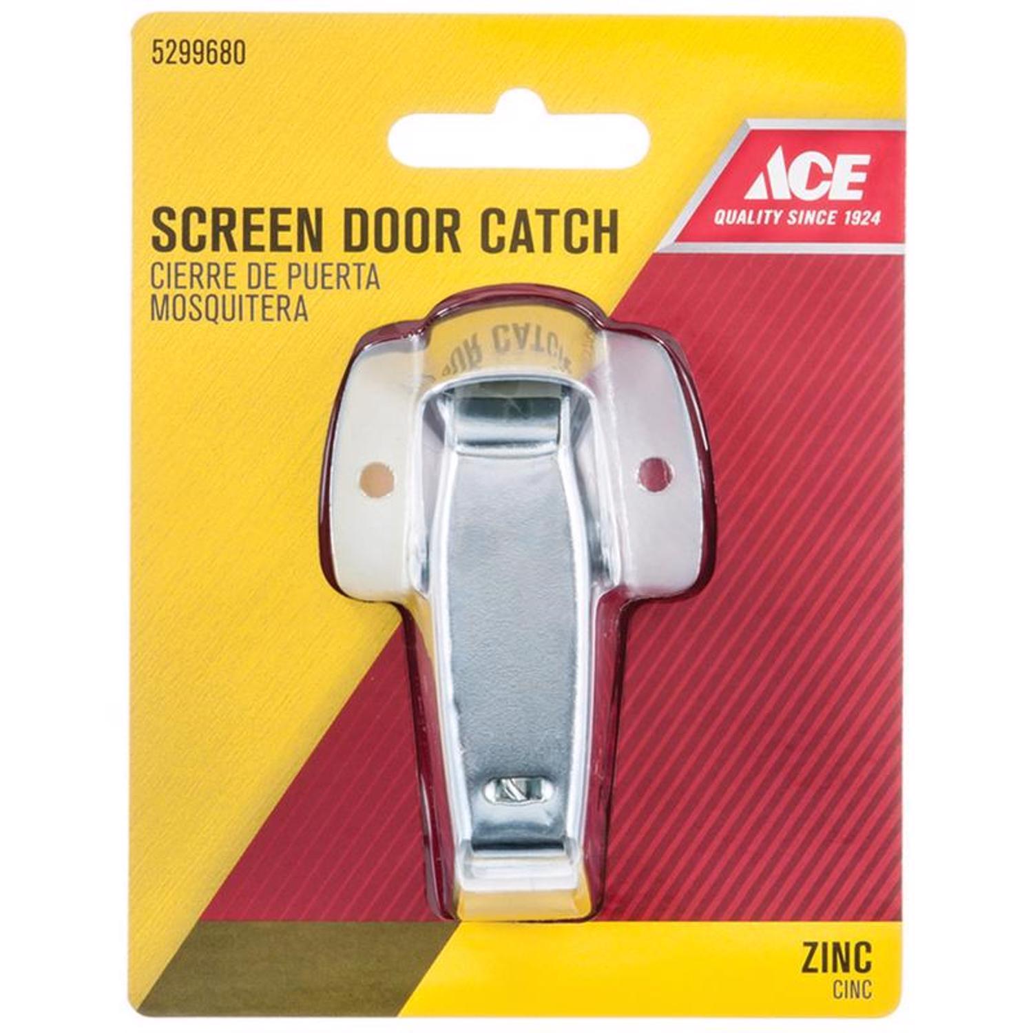 Ace Zinc-Plated Steel Screen Storm Door Catch 1 pk