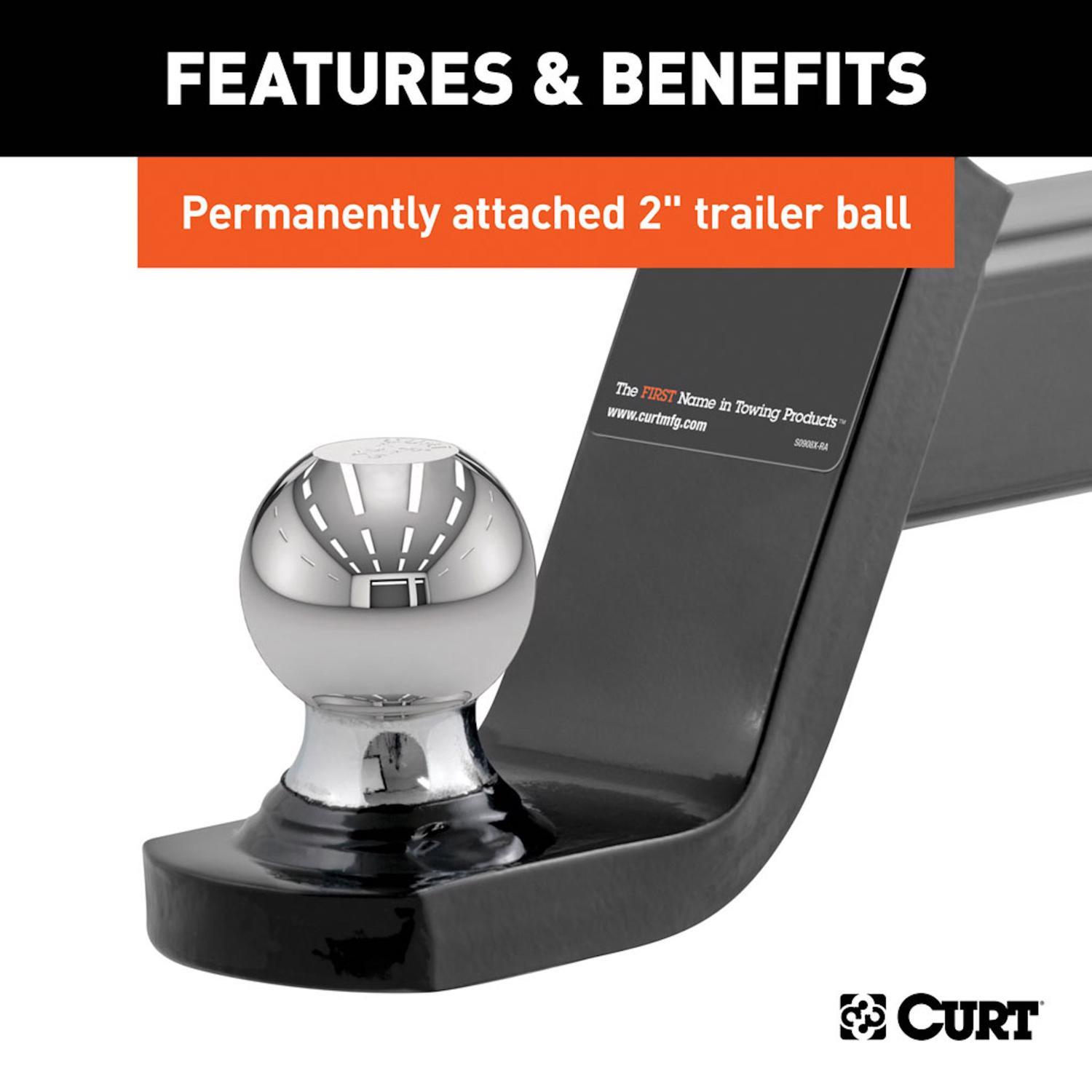 CURT 7500 lb. cap. 2 in. Towing Starter Kit