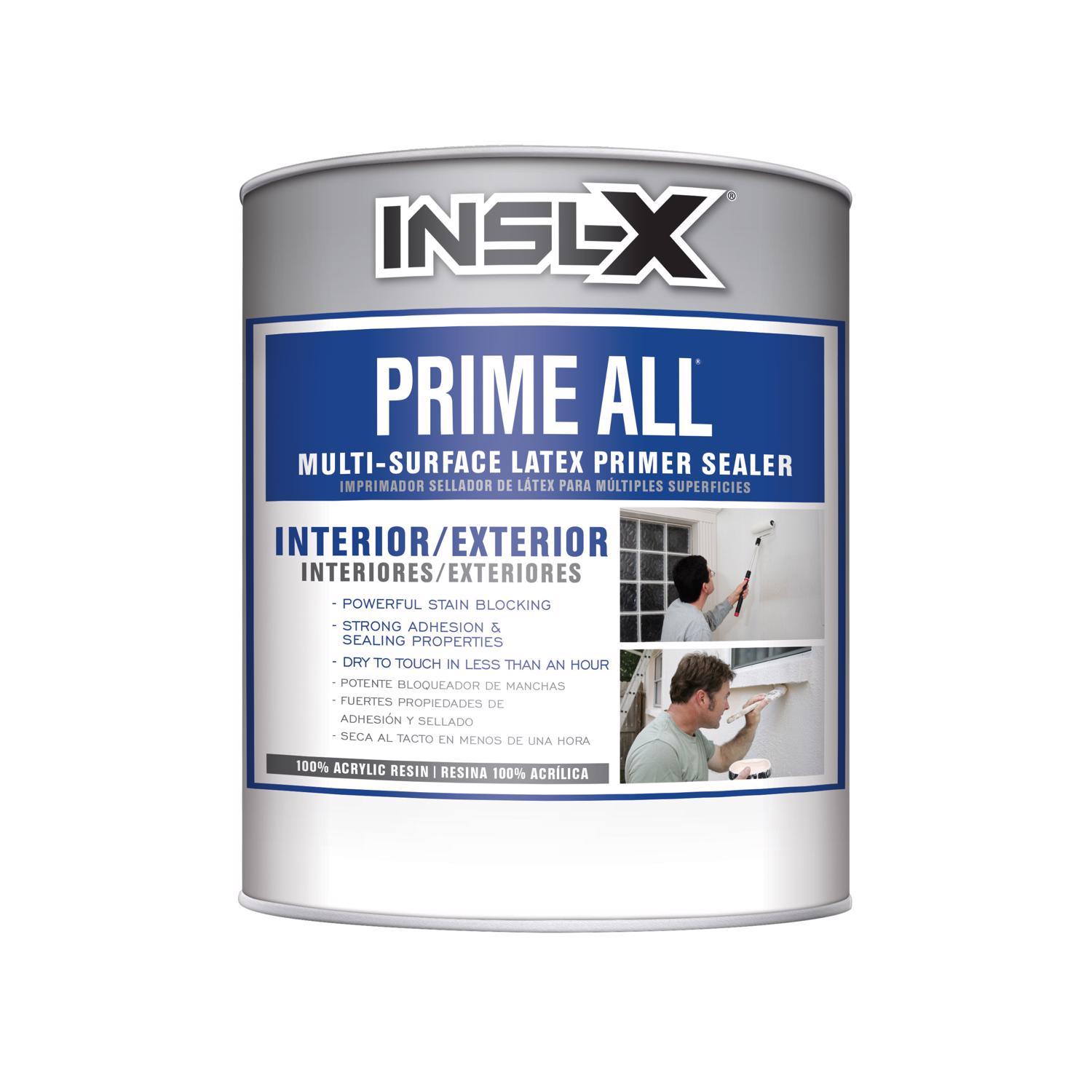 Insl-X Prime All White Flat Water-Based Acrylic Latex Primer 1 qt