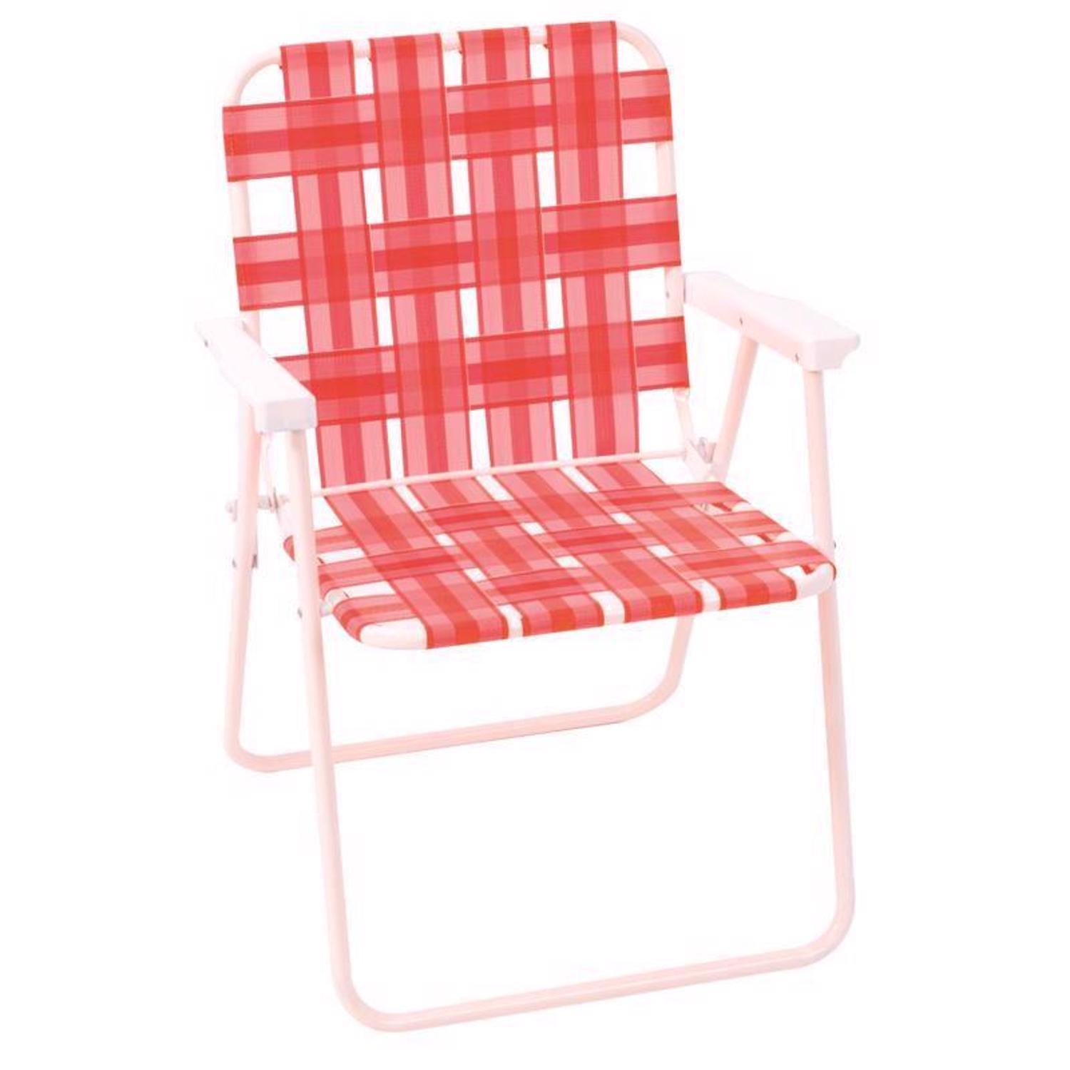 Rio Brands Assorted Folding Web Chair COLOR MAY VARY