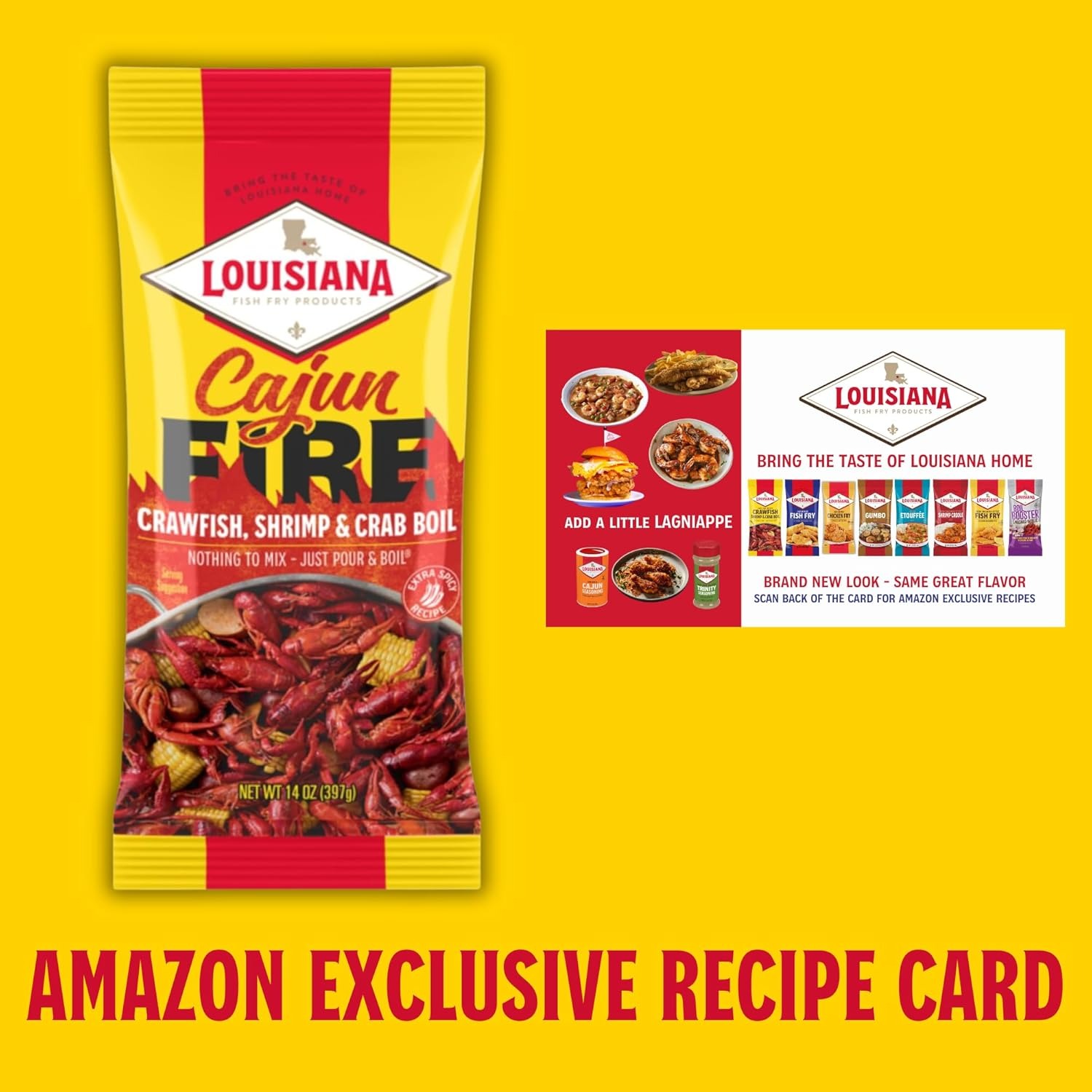 Louisiana Fish Fry Cajun Fire Boil 14 oz