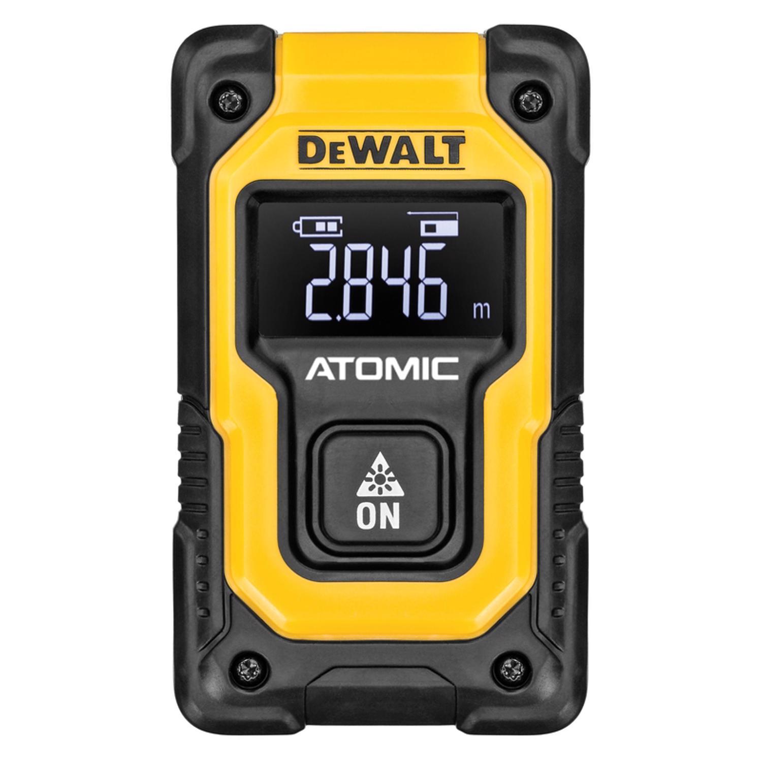 DeWalt Atomic 5.91 in. L X 4.33 in. W Pocket Laser Distance Measurer 55 ft. Black/Yellow 1 pc