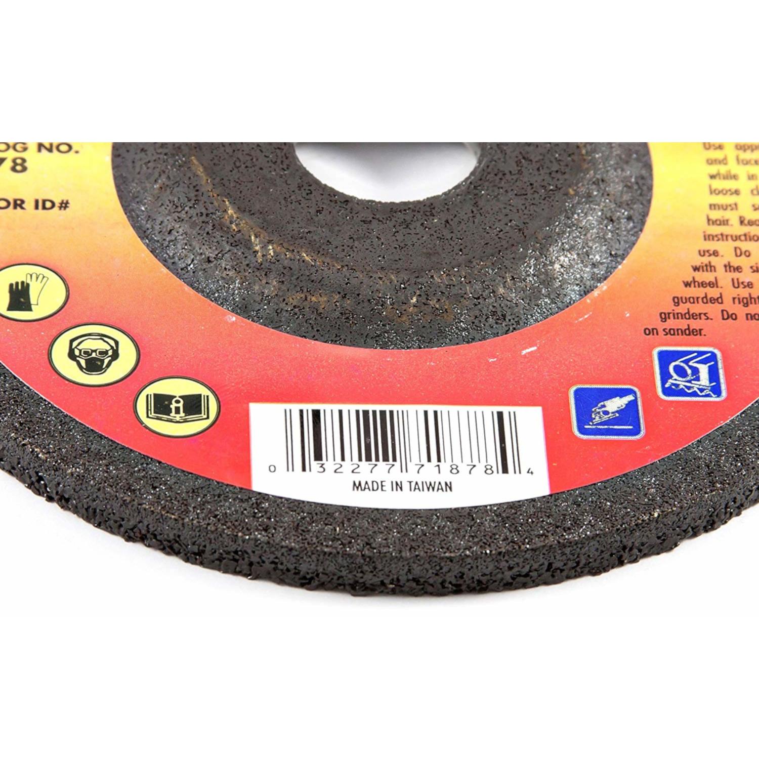 Forney 5 in. D X 7/8 in. Metal Grinding Wheel