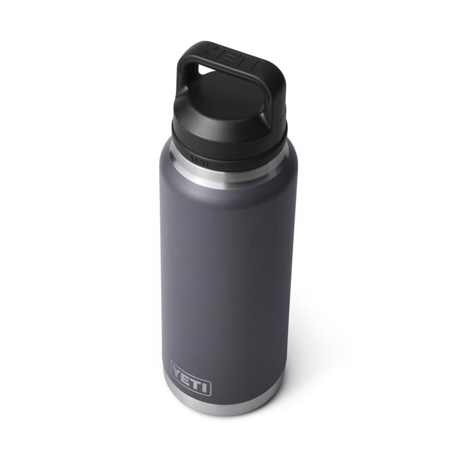 YETI Rambler 36 oz Charcoal BPA Free Bottle with Chug Cap