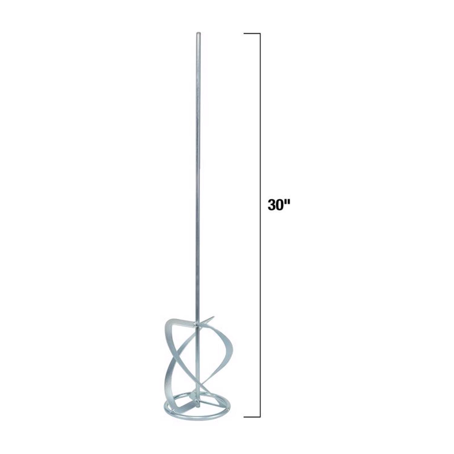 QEP 30 in. H X 5.5 in. W Steel Grout Mixing Paddle 1 pk