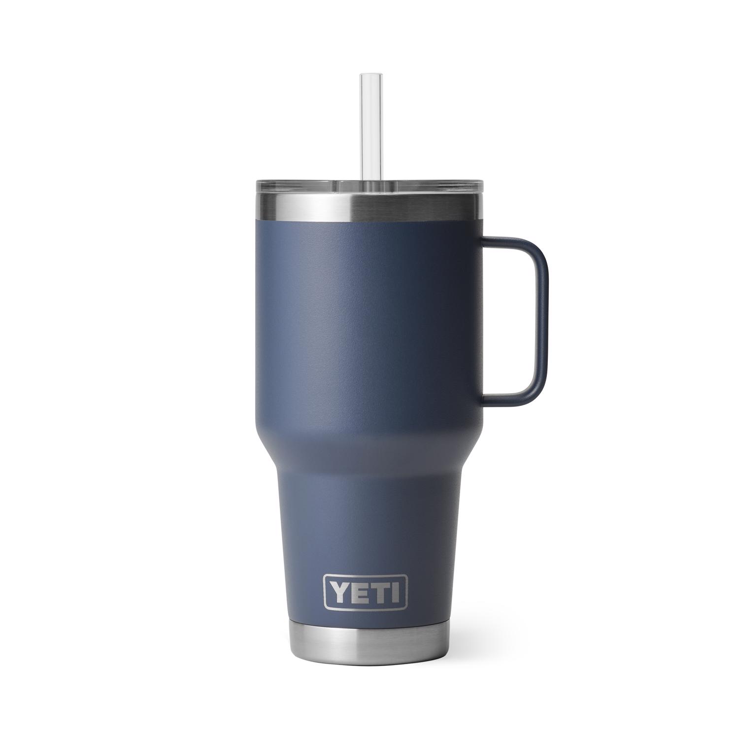 YETI Rambler 35 oz Navy BPA Free Straw Mug
