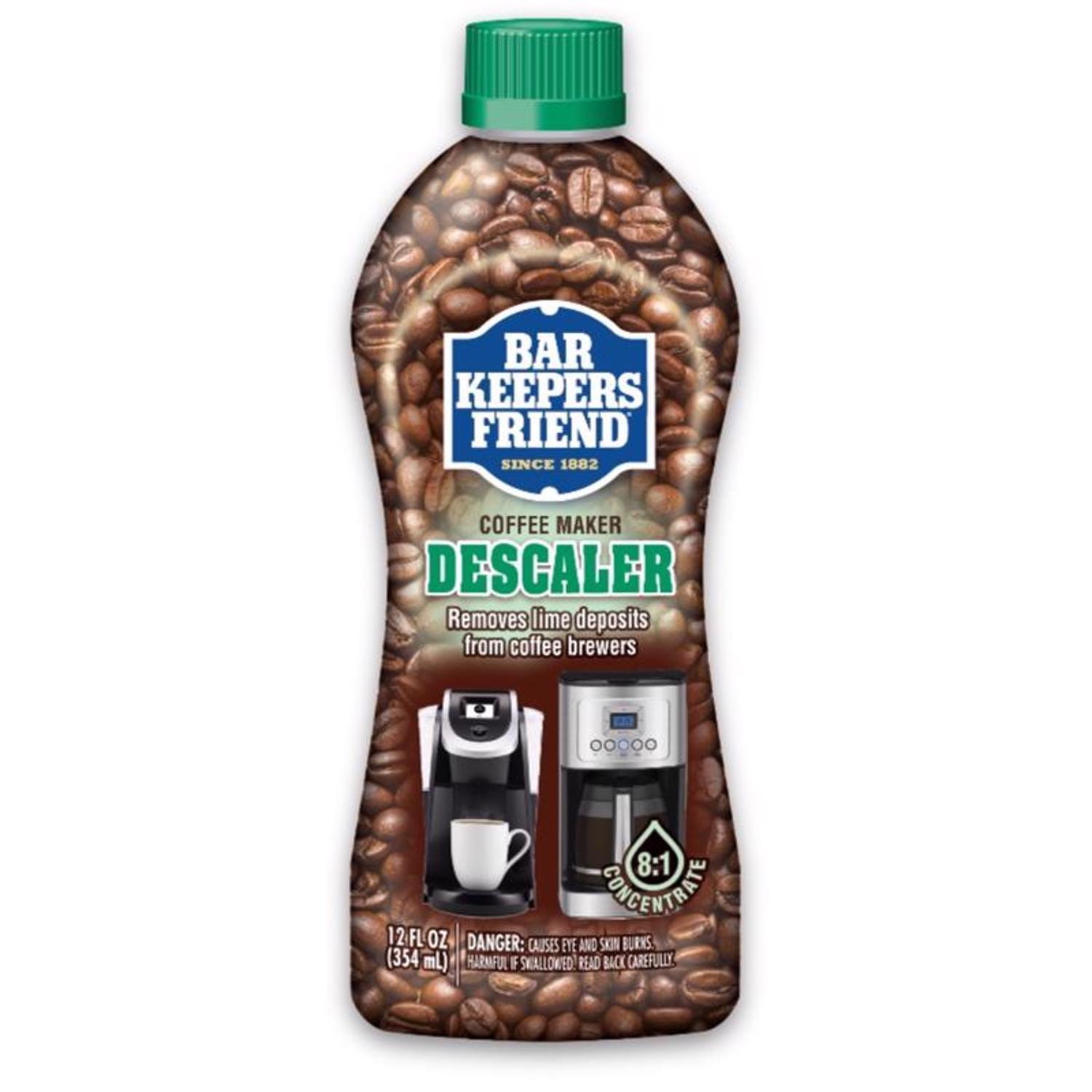 Bar Keeper's Friend Coffee Maker Descaler 12 oz Liquid