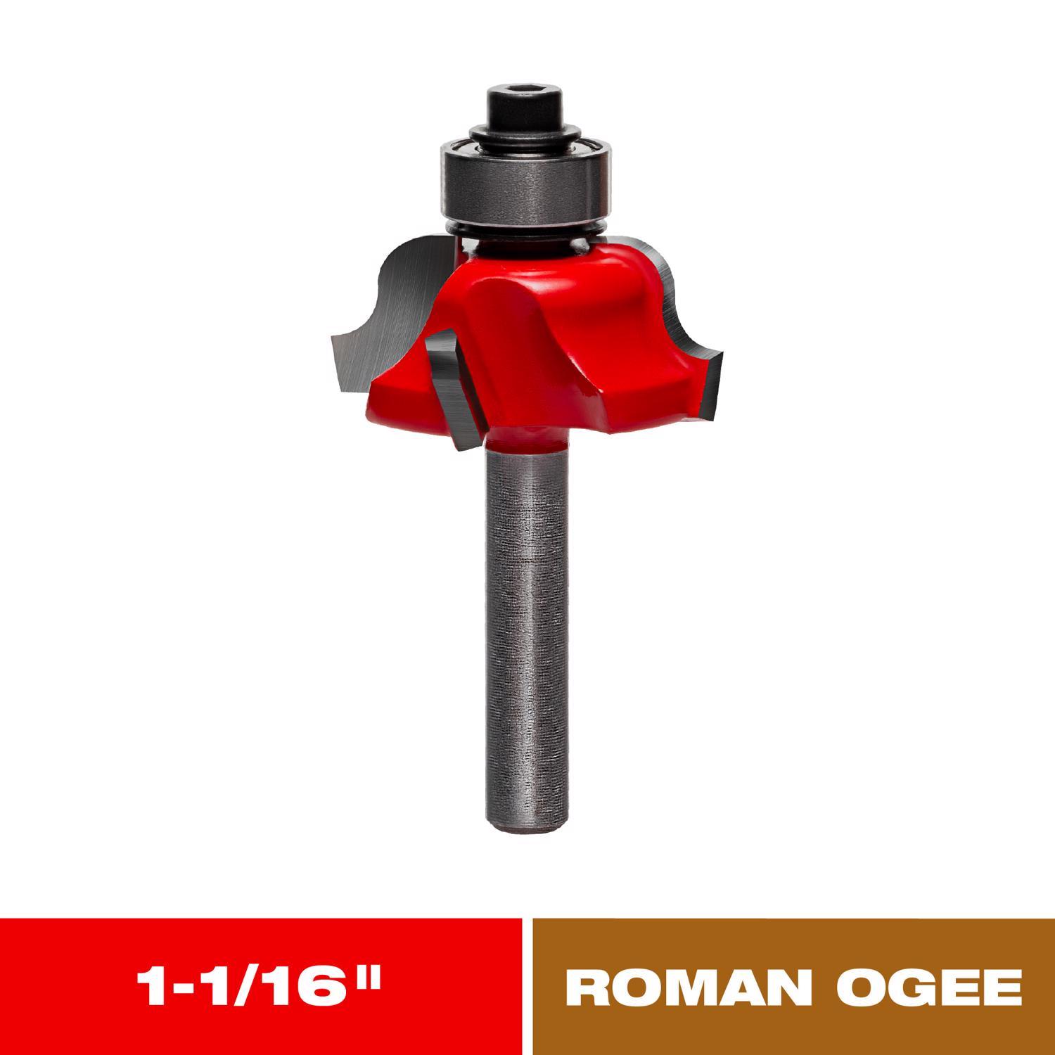 Diablo 1-1/16 in. D X 5/32 in. X 2-3/16 in. L Carbide Roman Ogee Bit