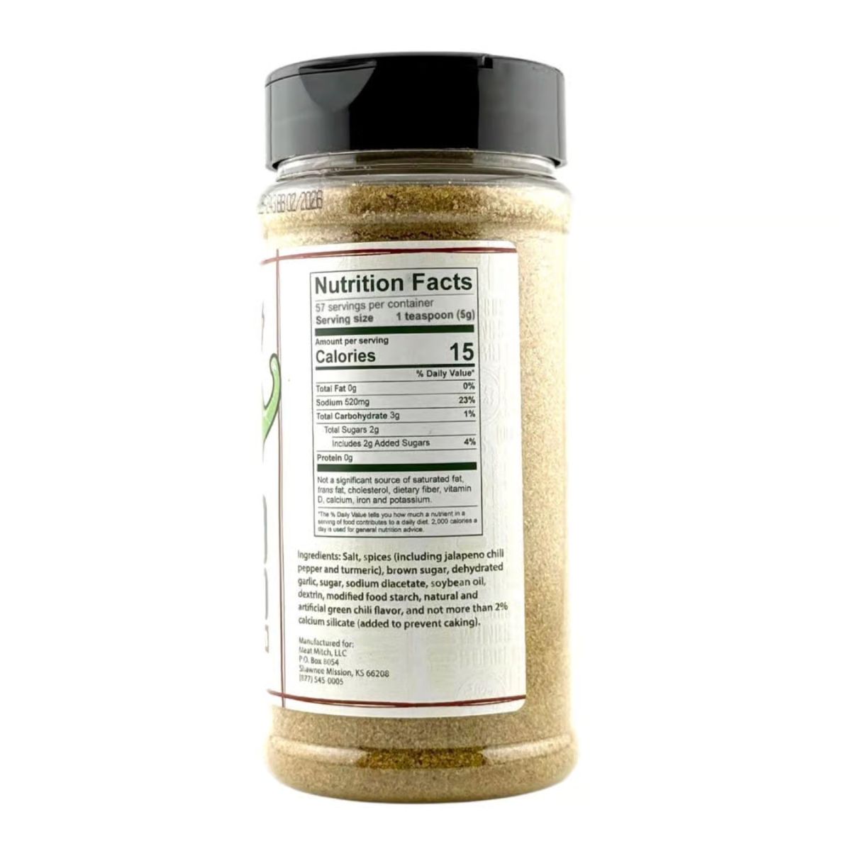 Meat Mitch Candied Jalapeno Bar-B-Q Rub/Seasoning 10 oz.