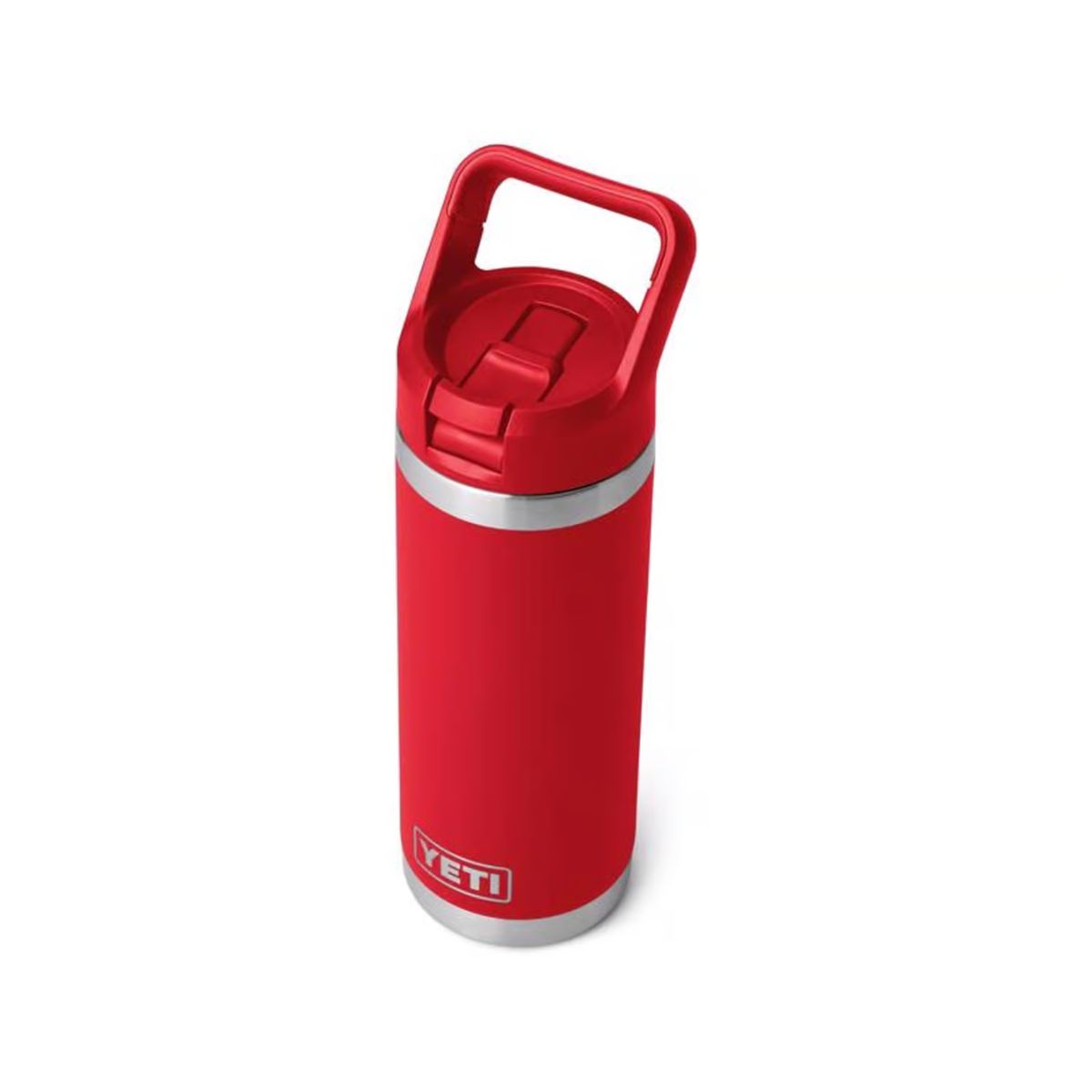 YETI Rambler 18 oz. Rescue Red BPA Free Bottle with Straw Cap