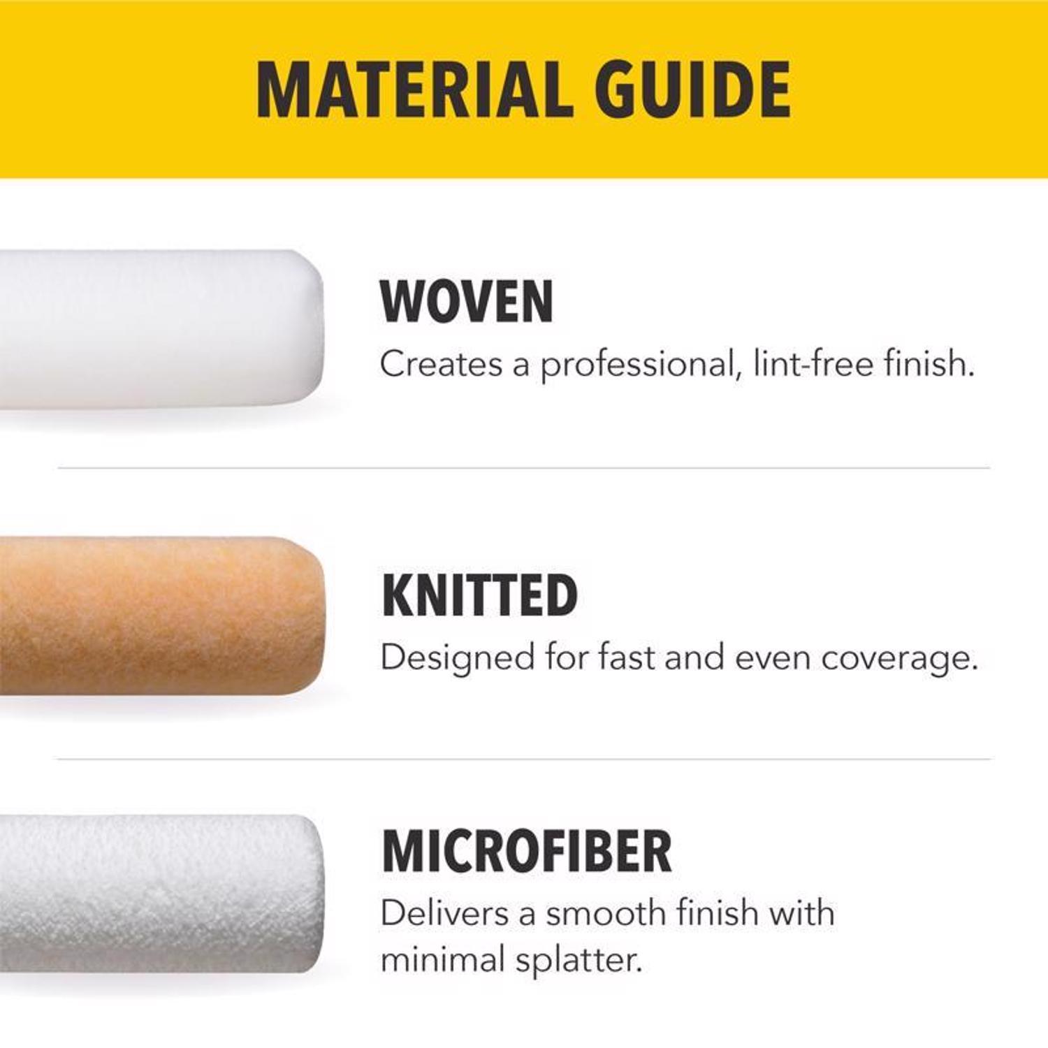 Purdy White Dove Woven Fabric 9 in. W X 1/4 in. Paint Roller Cover 1 pk