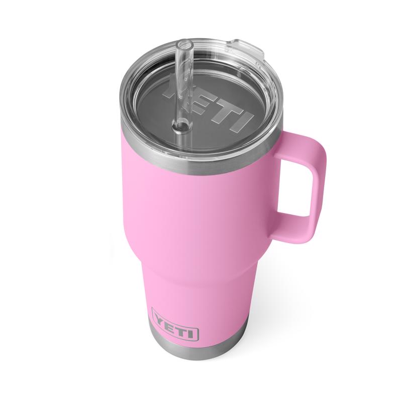 YETI Rambler 35 oz Power Pink BPA Free Straw Mug