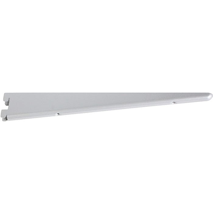 KNAPE AND VOGT Heavy Duty Double Slot Adjustable Shelf Bracket 9 Titanium Knape and Vogt 182 TI 9