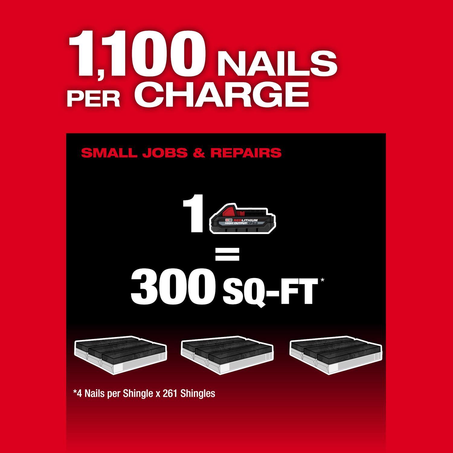 Milwaukee M18 FUEL Coil Roofing Nailer