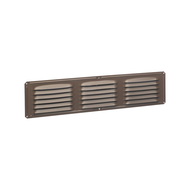 Air Vent Brown Aluminum Under Eave Vent Type Undereave Vent