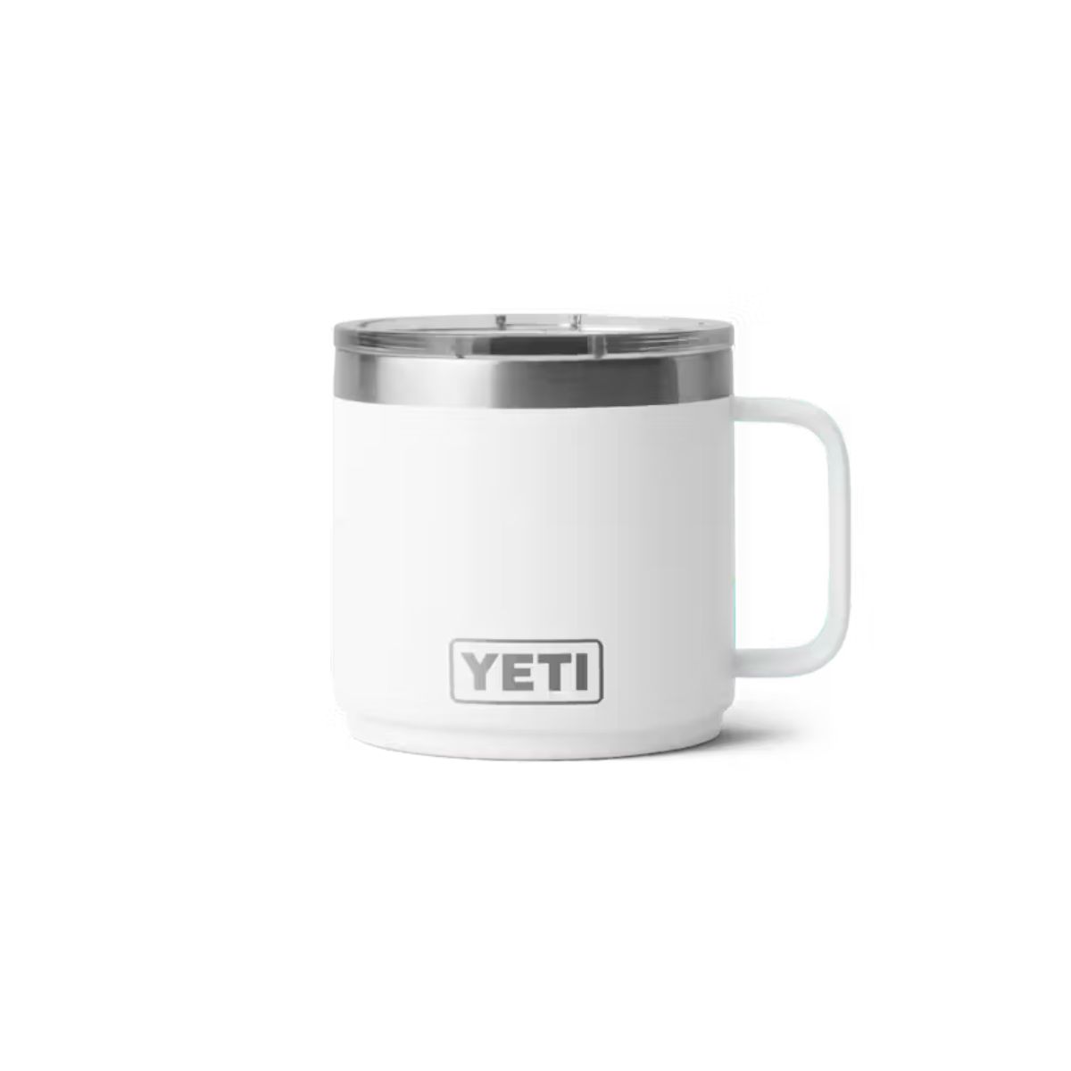 YETI Rambler 14 oz. White BPA Free Ceramic Lined Stackable Mug