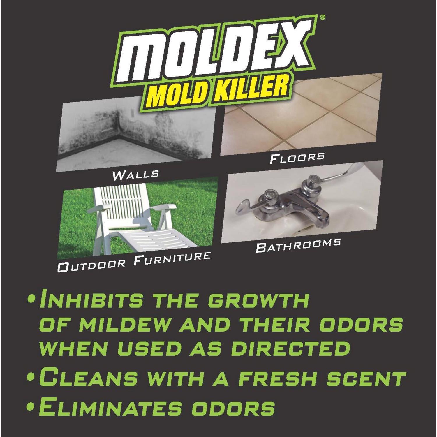 Moldex Mold Killer No Scent Disinfectant Deodorizer and Cleaner 1 gal