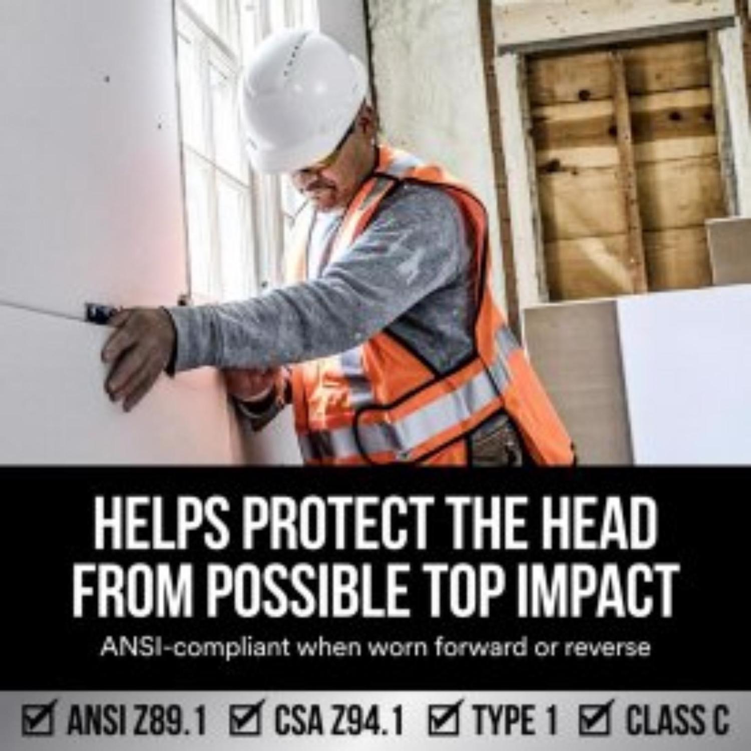 3M Pinlock Hard Hat White Vented