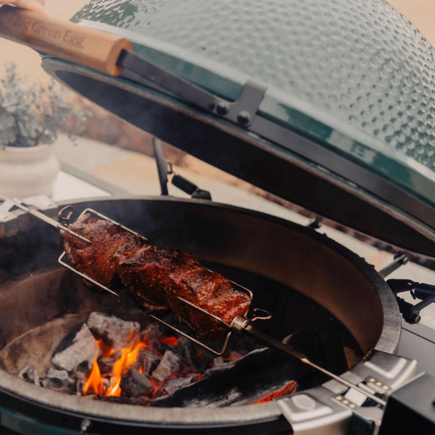 Big Green Egg (Lg) Stainless Steel Rotisserie Kit 1 pk