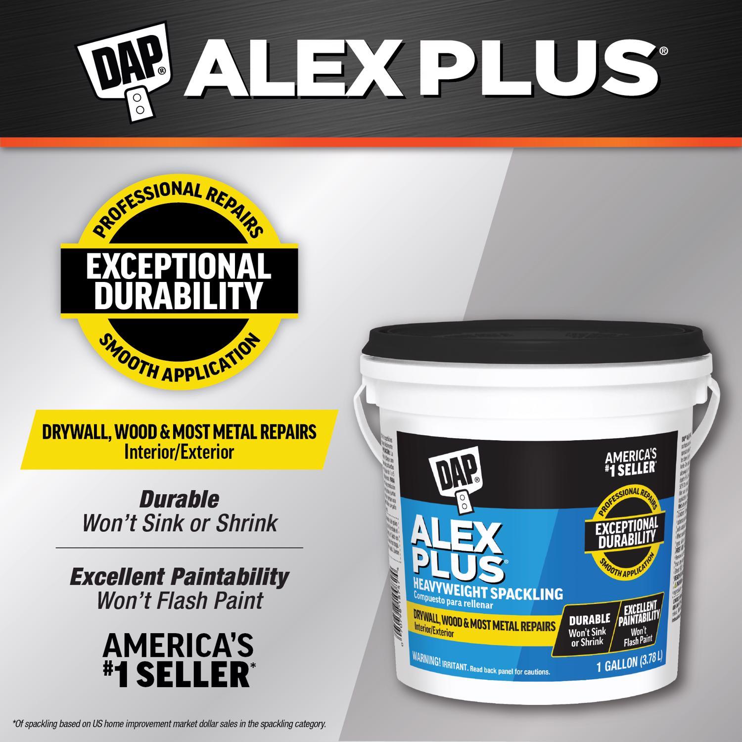 DAP Alex Plus Ready to Use White Spackling Compound 1 gal
